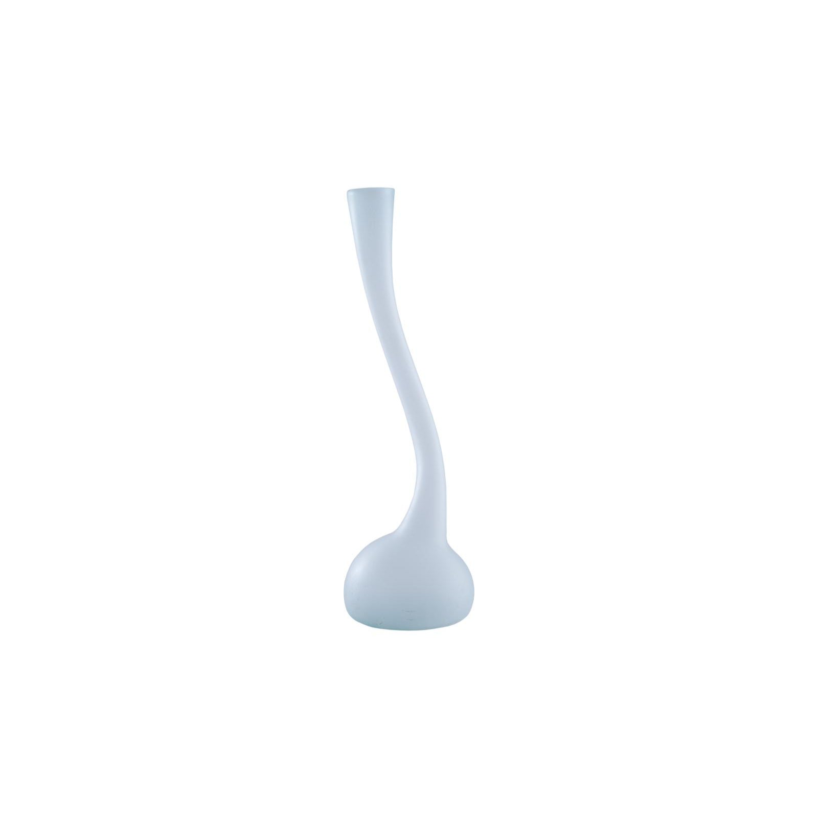 Frosted Corkscrew Vase