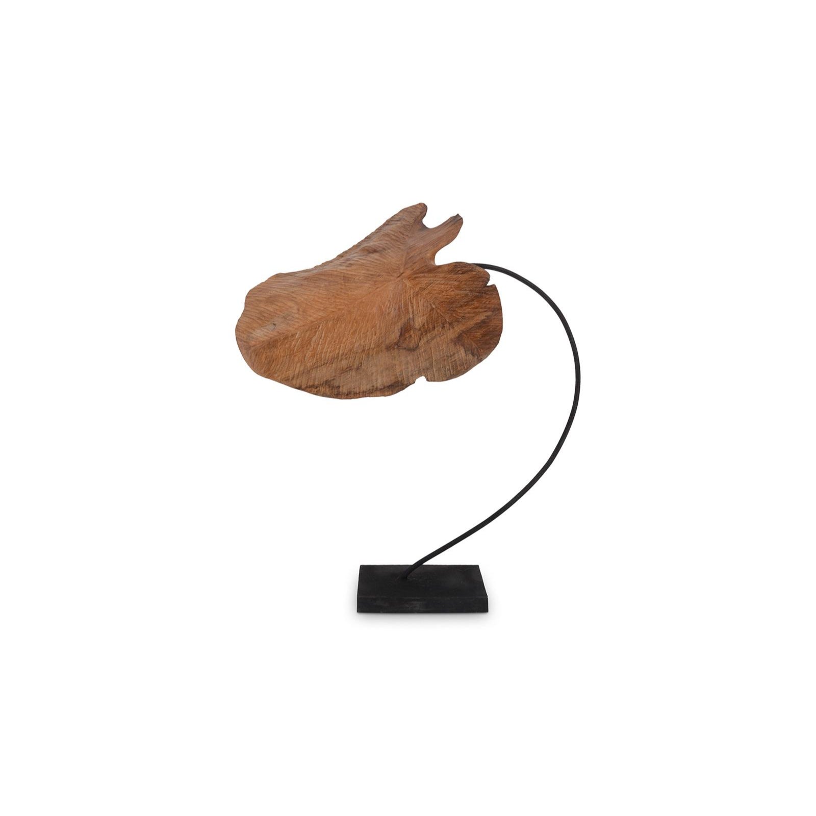 Carved Leaf Sculpture