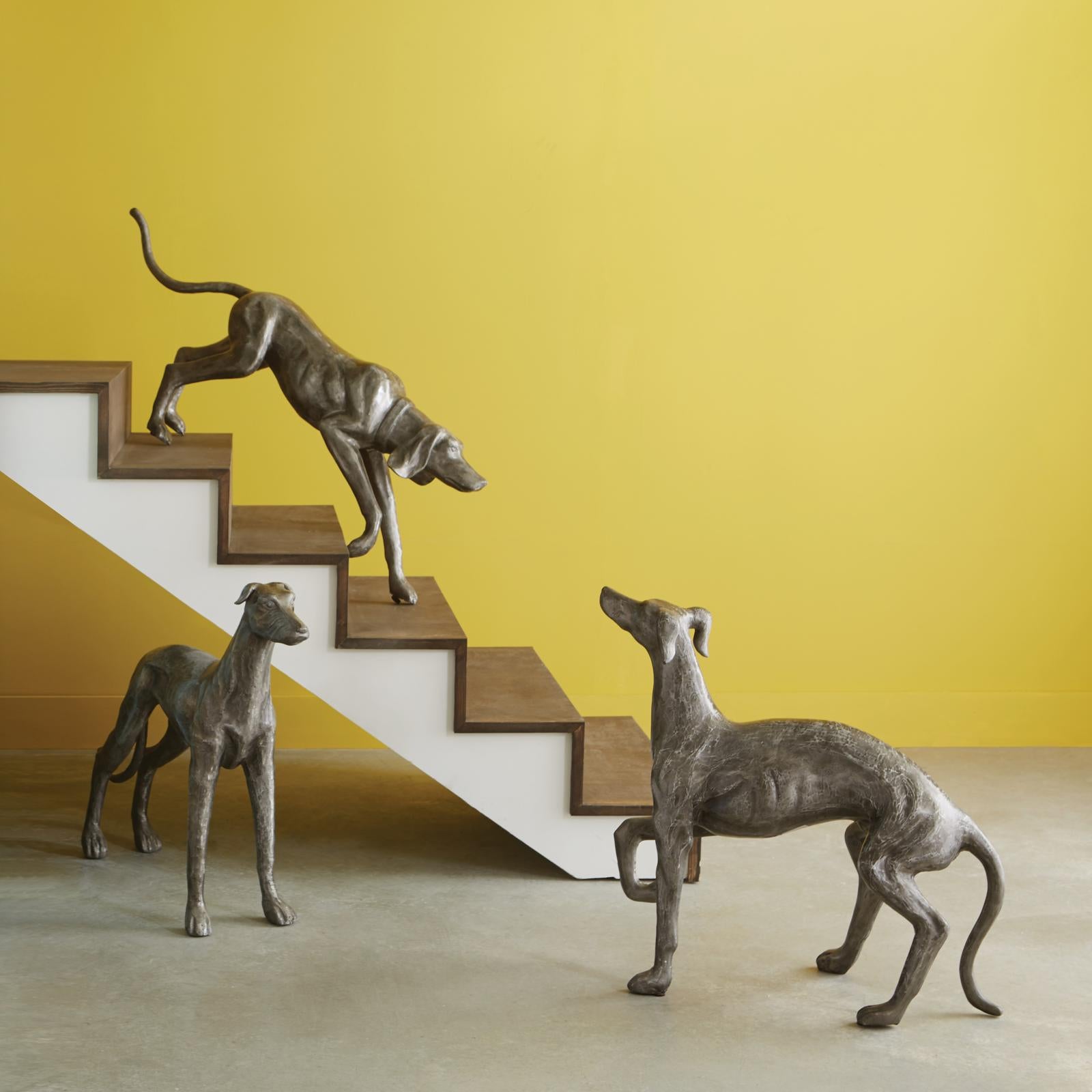 Walking Dog Sculpture