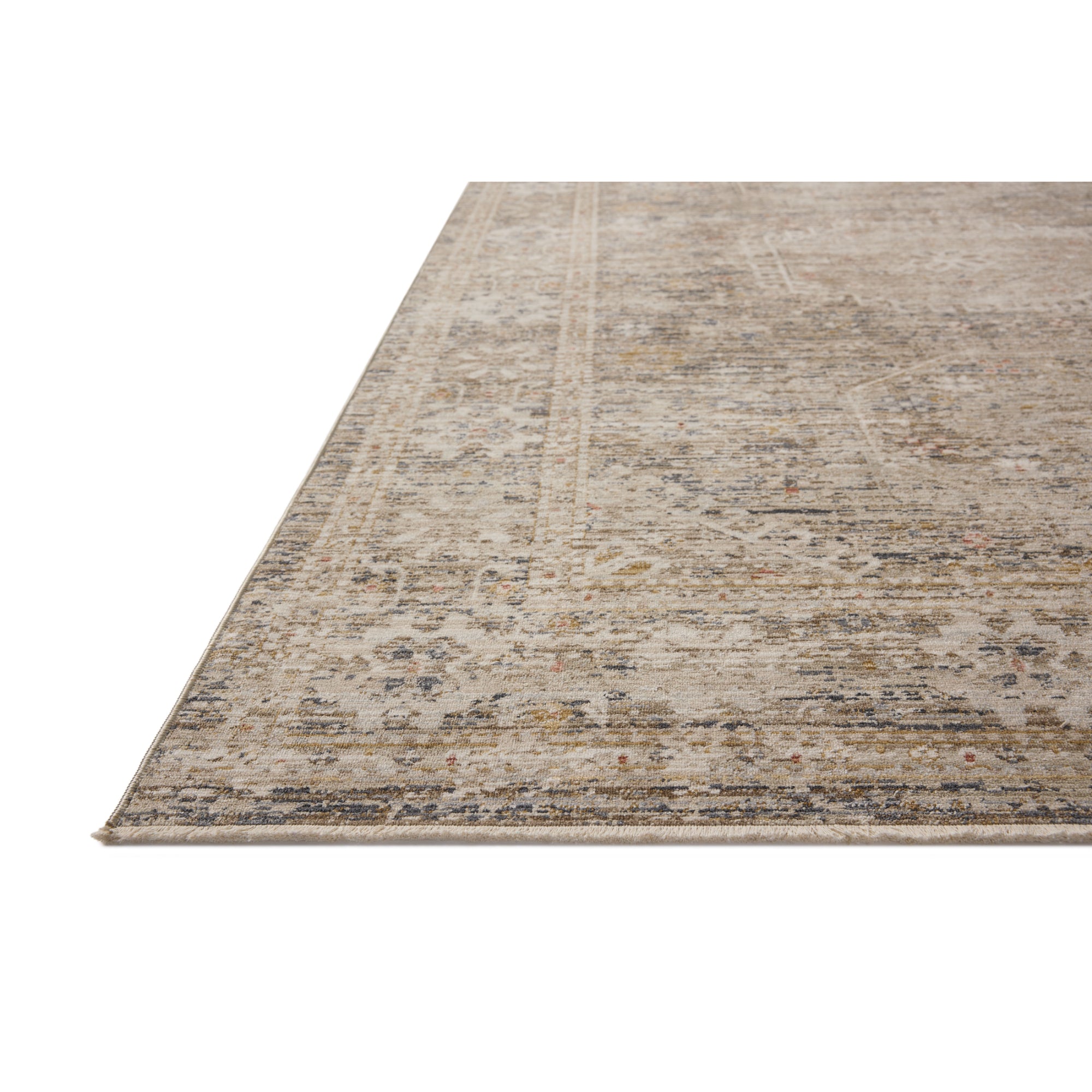 Chris Loves Julia x Loloi Ida Taupe/Multi Rug
