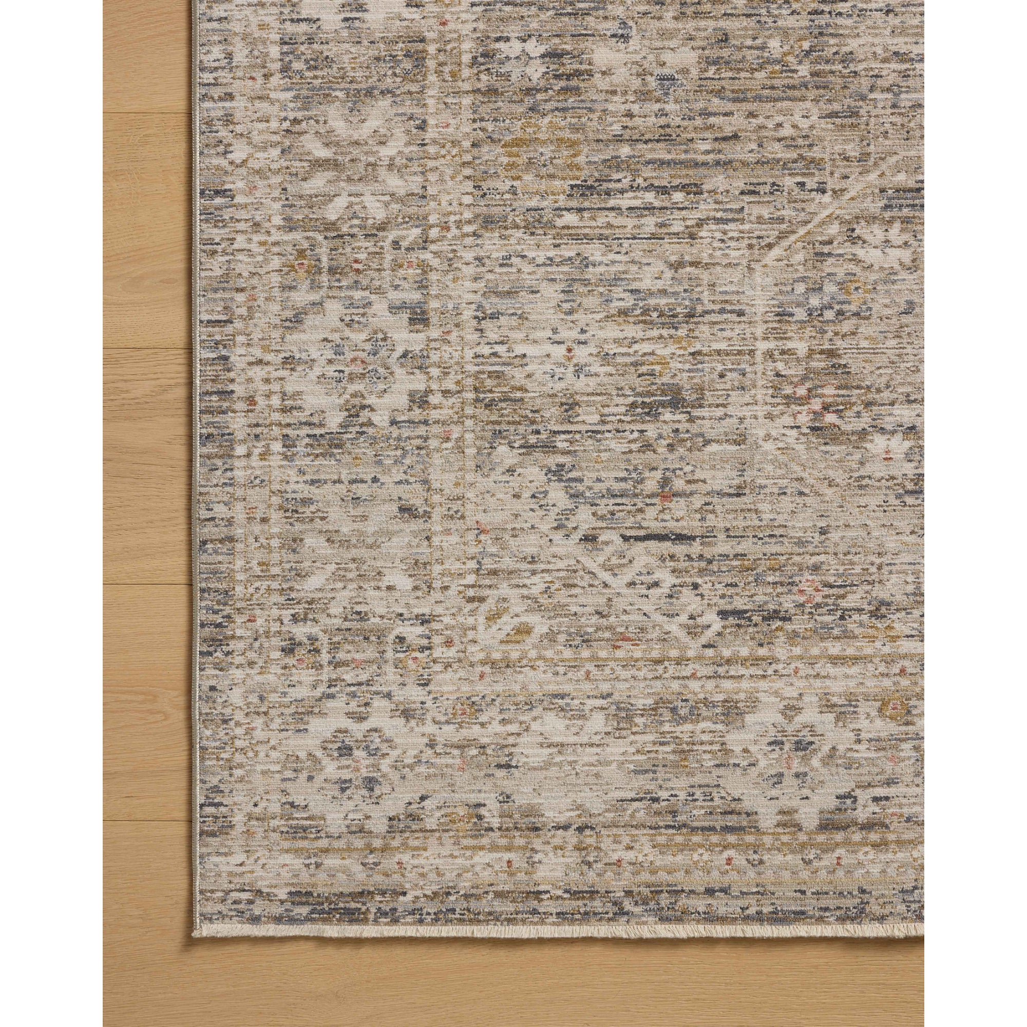 Chris Loves Julia x Loloi Ida Taupe/Multi Rug