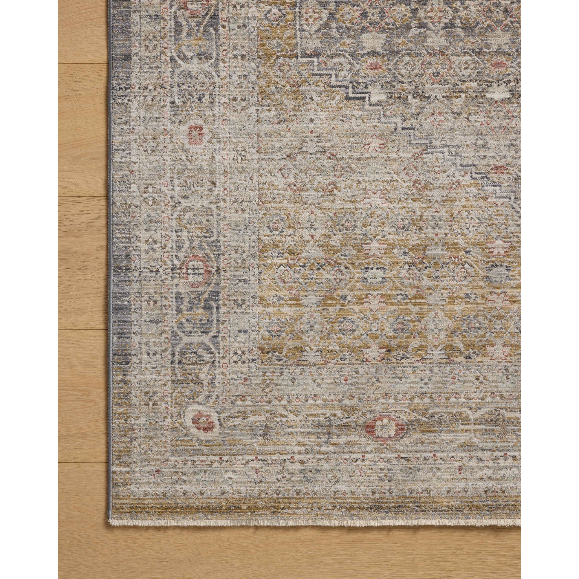 Chris Loves Julia x Loloi Ida Stone/Gold Rug
