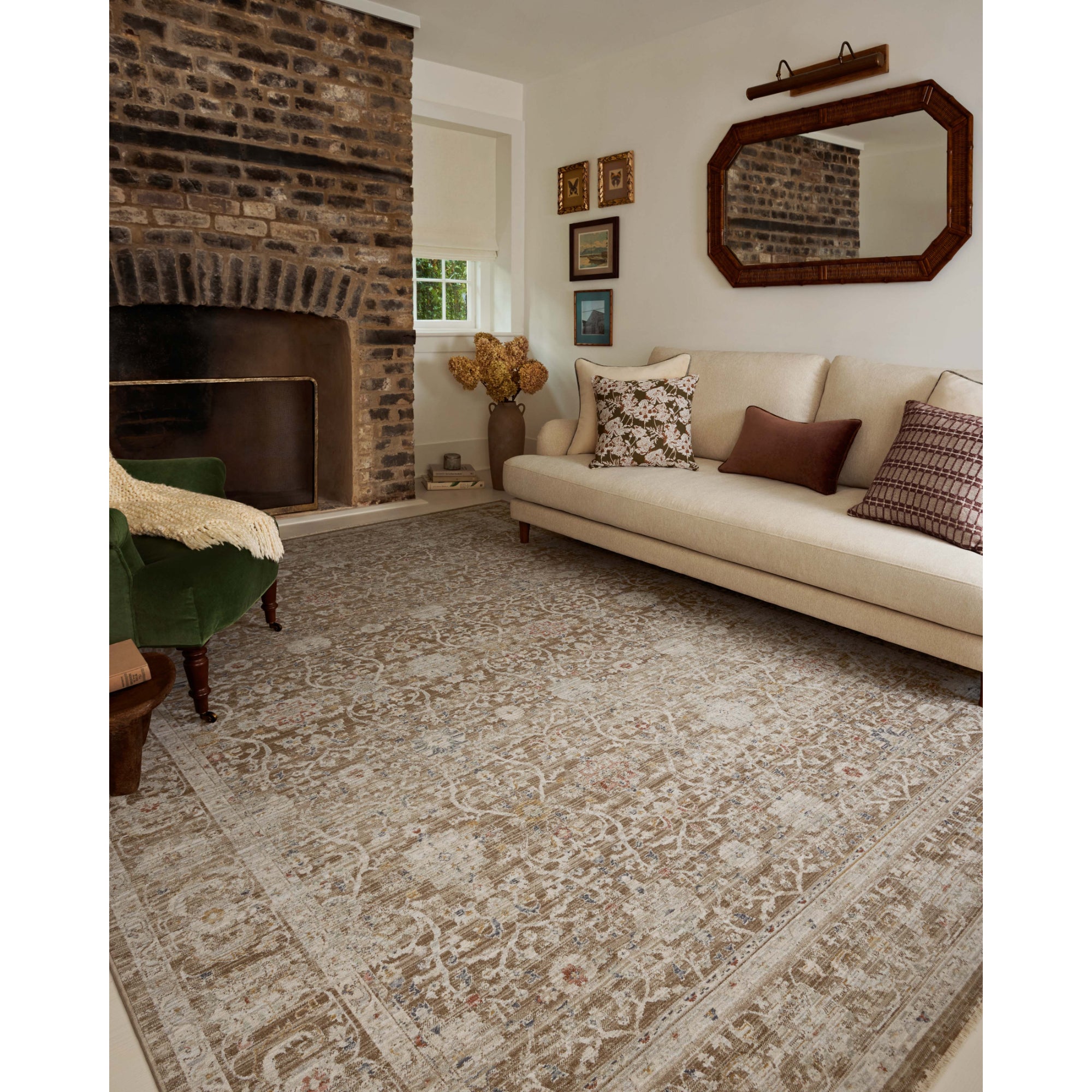 Chris Loves Julia x Loloi Ida Bark/Multi Rug