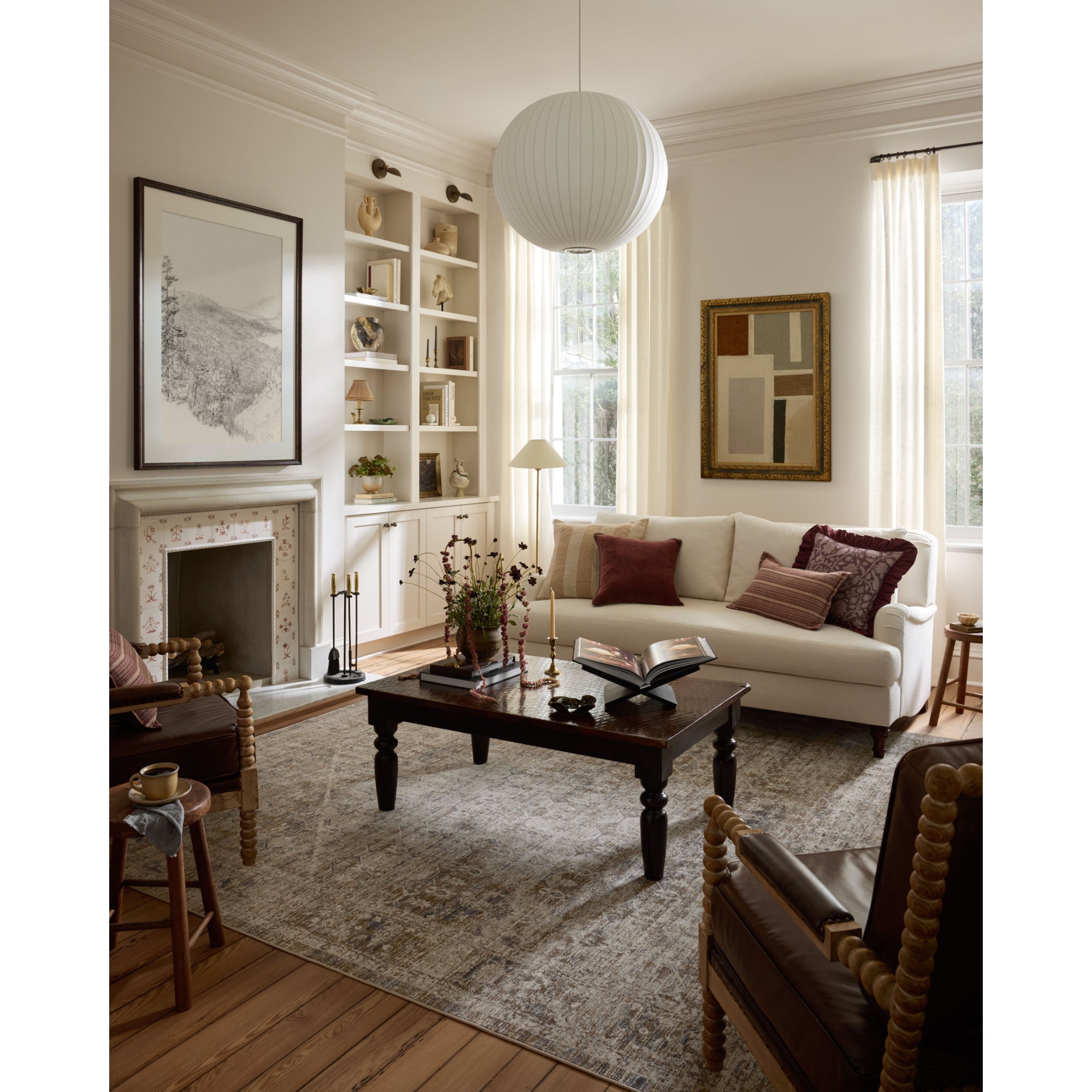 Chris Loves Julia x Loloi Ida Slate/Natural Rug