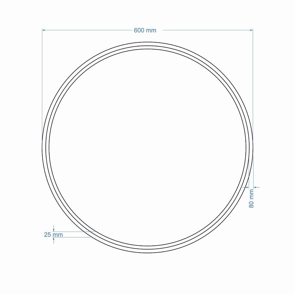 Samar Round Mirror