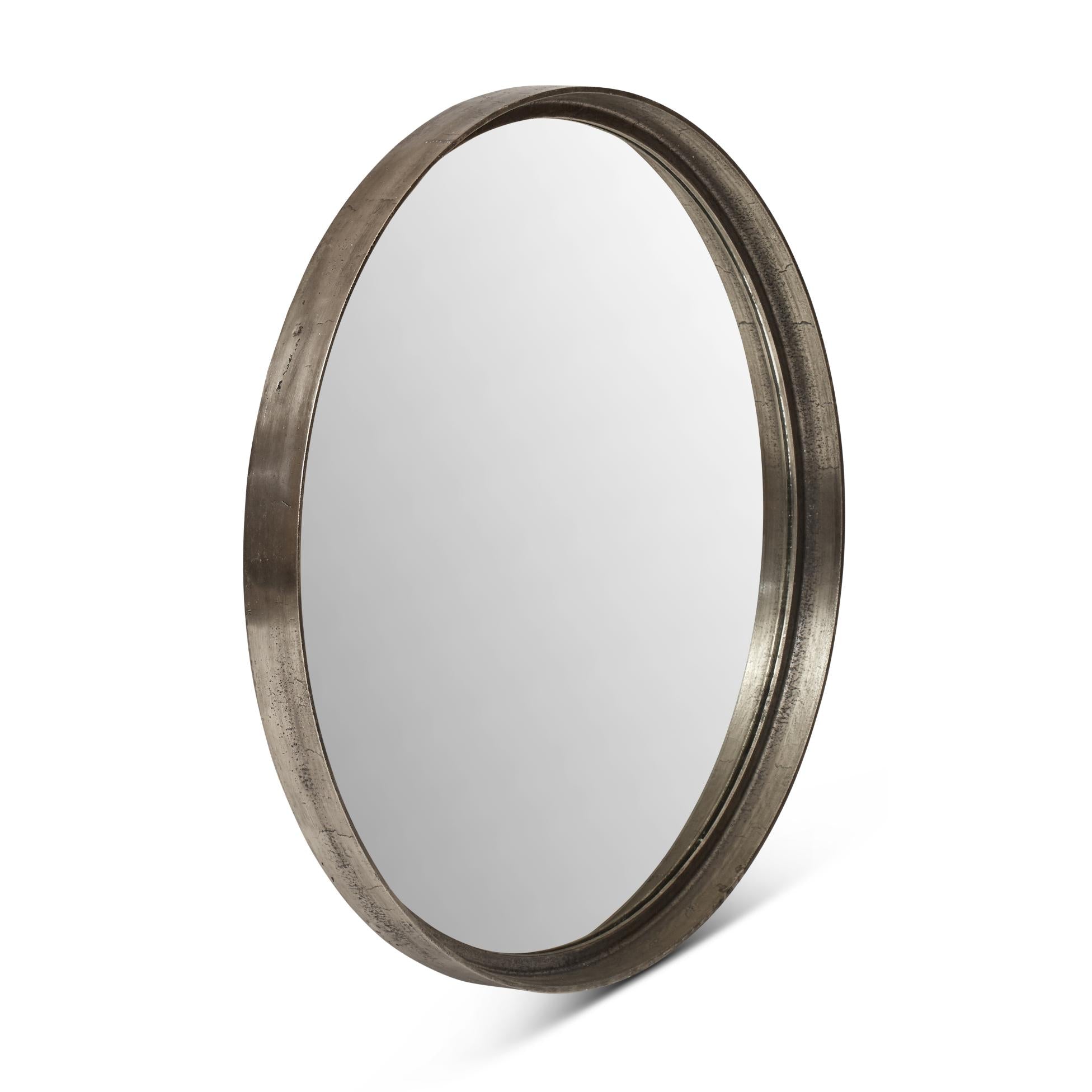 Samar Round Mirror Mirrors Urbia Vintage Silver 39"D , Black Friday Sale Urbia Furniture Sale, Old Bones Co, Mid Century Furniture Sale, Four Hands Furniture, Black Friday Sale Samar Round Mirror,Gus Sale, Perigold Samar Round Mirror Mirrors Black Friday Sale , Perigold Sale Samar Round Mirror,Samar Round Mirror Lulu and Georgia, Burke Decor Sale Samar Round Mirror, www.oldbonesco.com