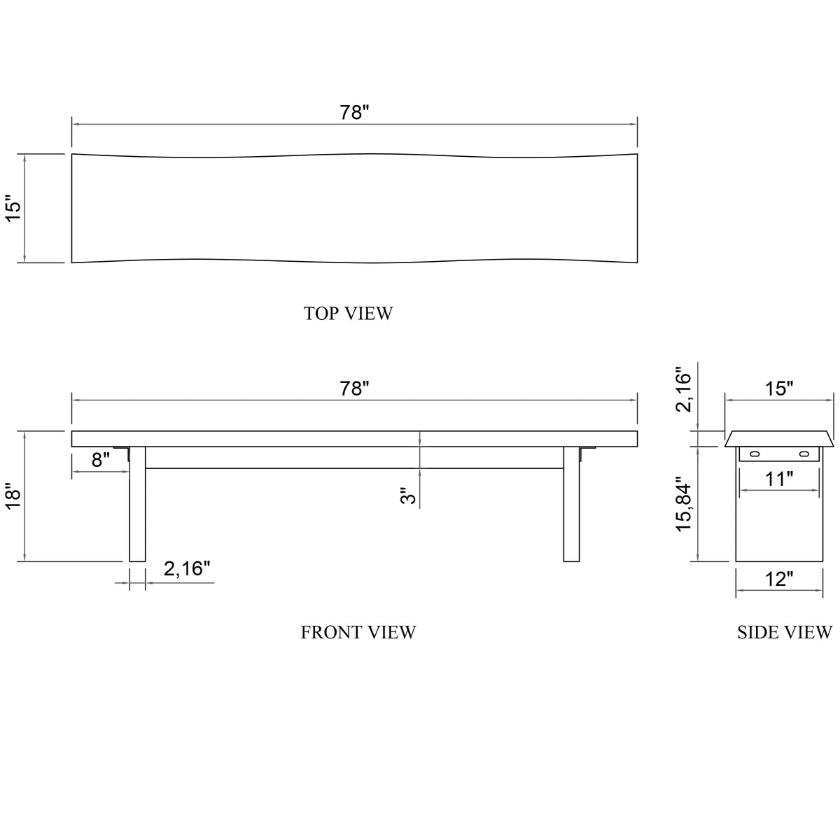Brooks Bench