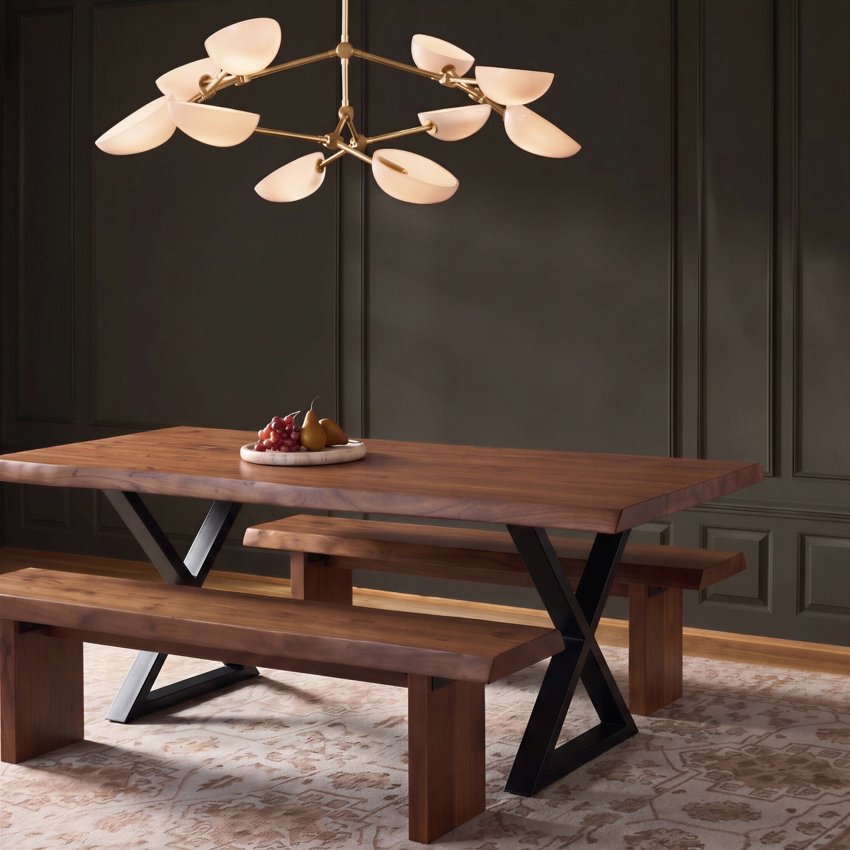 Brooks Dining Table - X Base