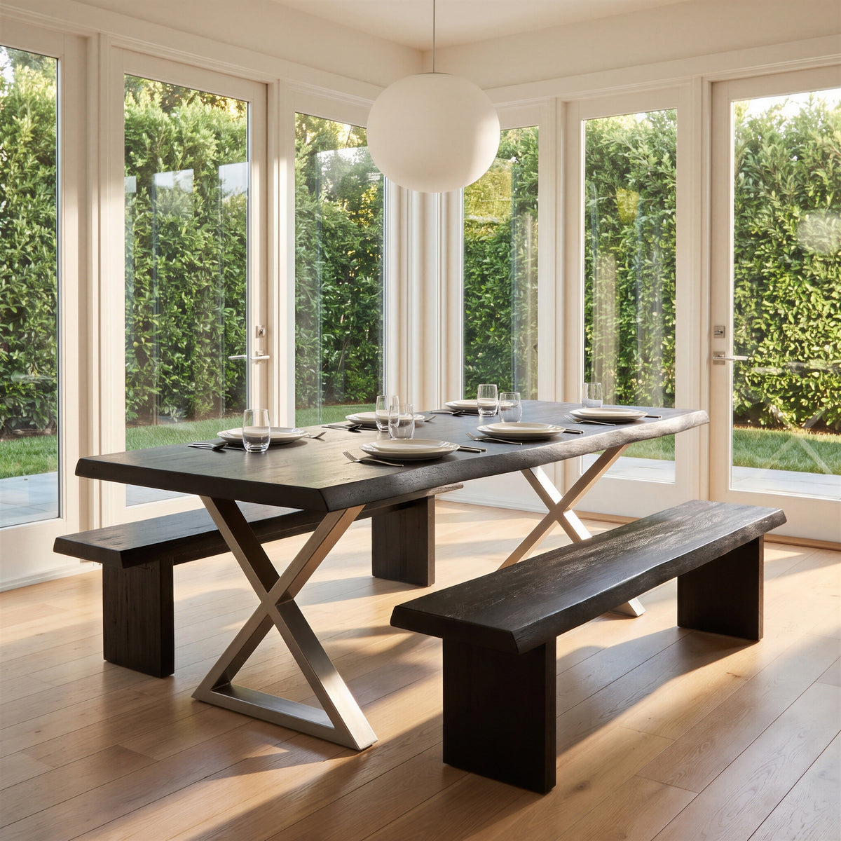 Brooks Dining Table - X Base