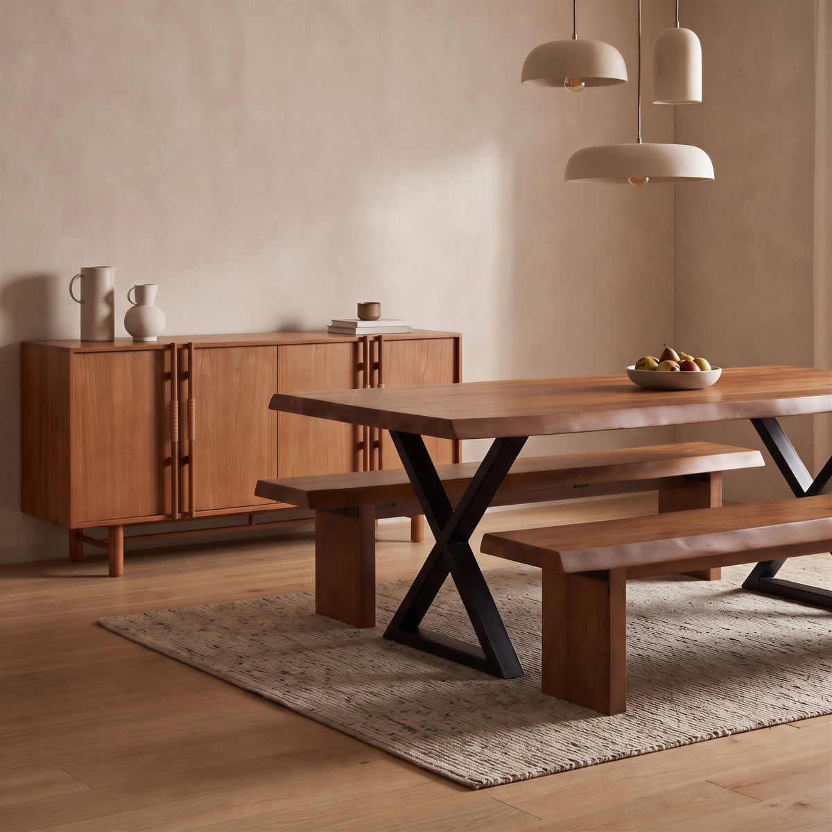 Brooks Dining Table - X Base