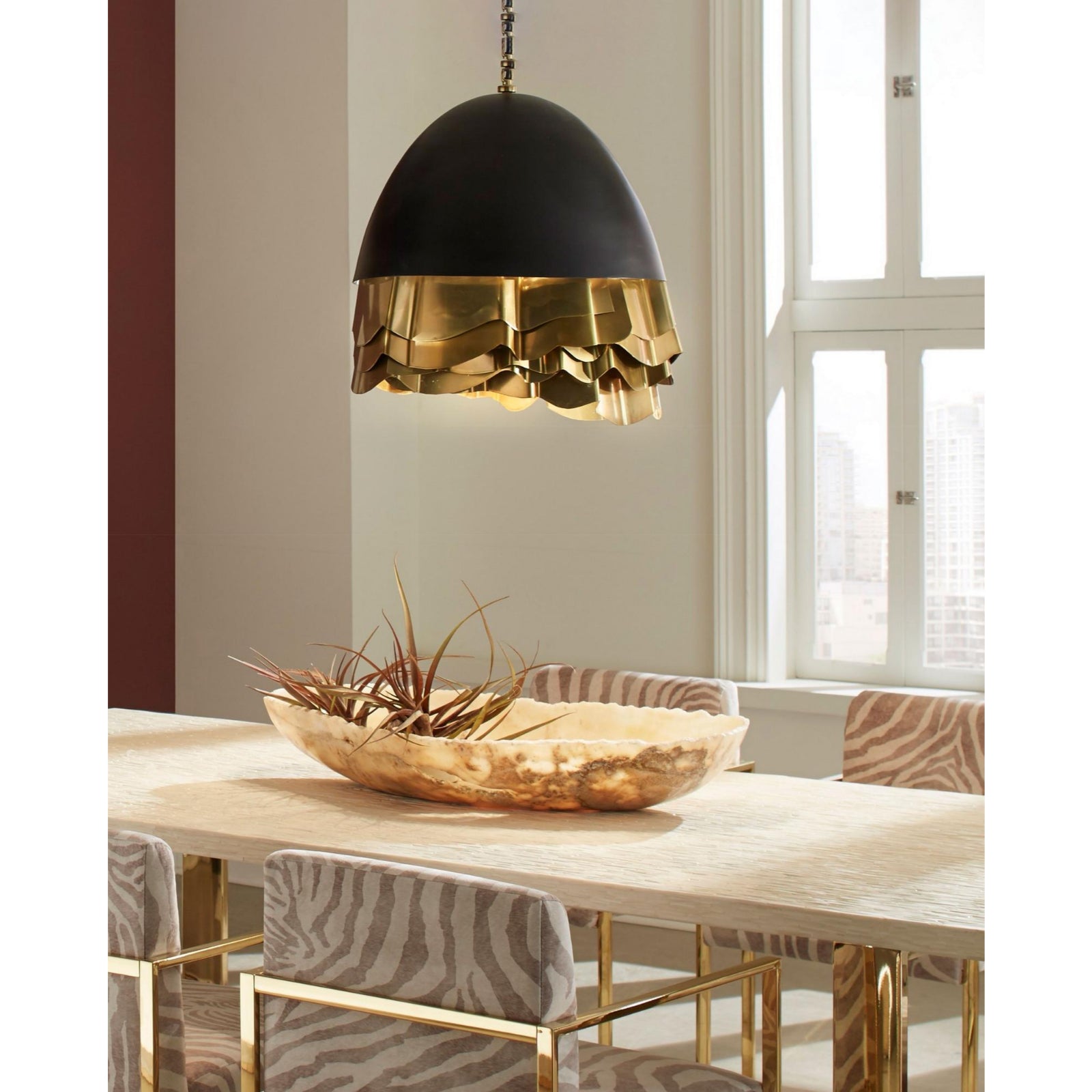 Ruffle Chandelier