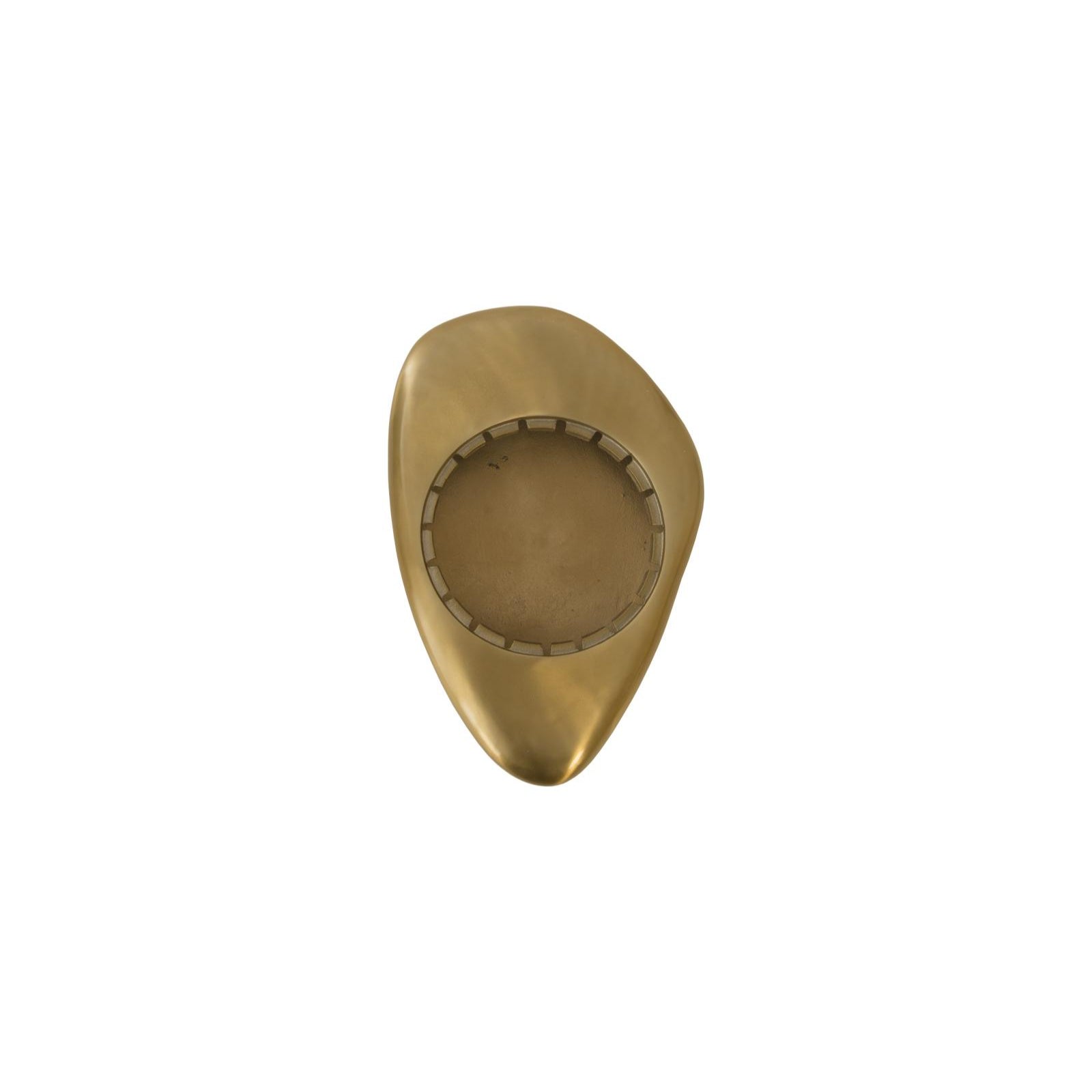 River Stone Wall Tile - Brass Finish