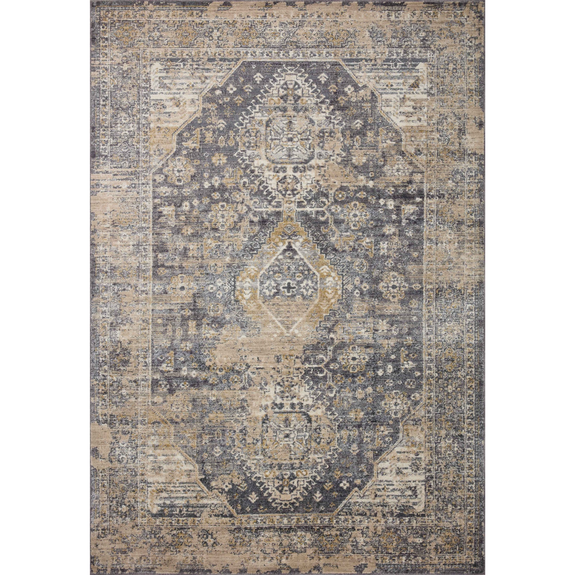 Loloi Indra Charcoal/Natural Rug