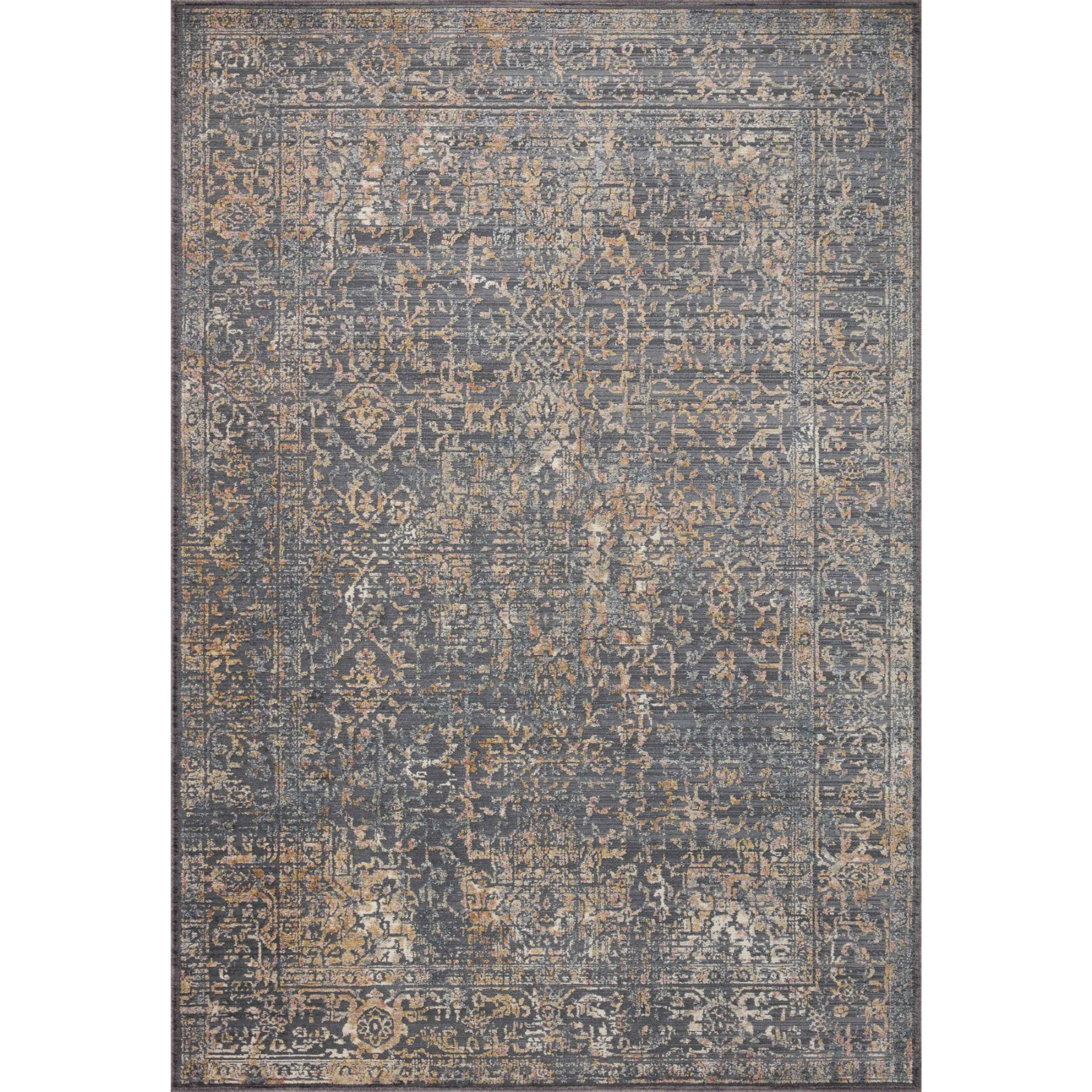 Loloi Indra Graphite/Sunset Rug