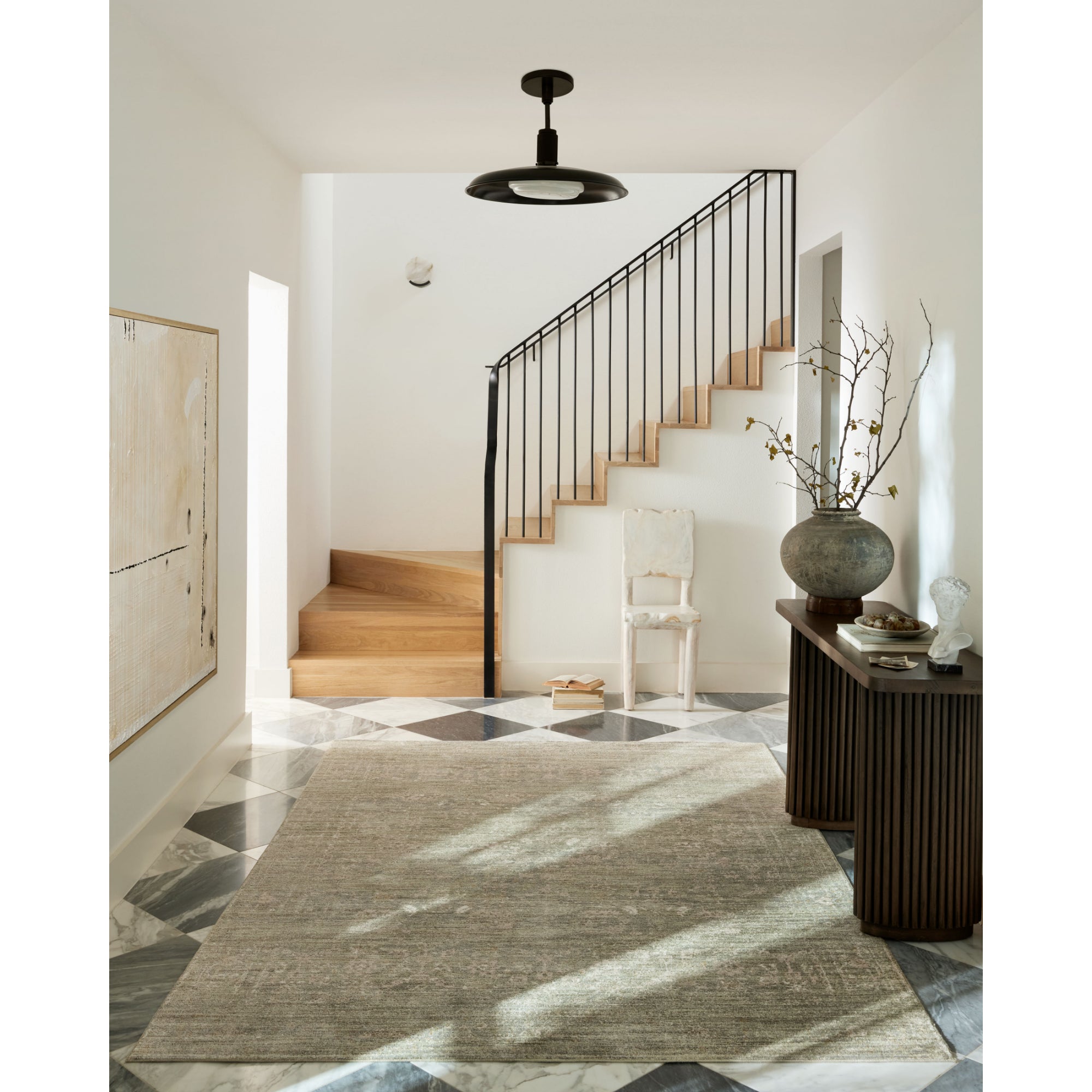 Loloi Indra Sage/Natural Rug