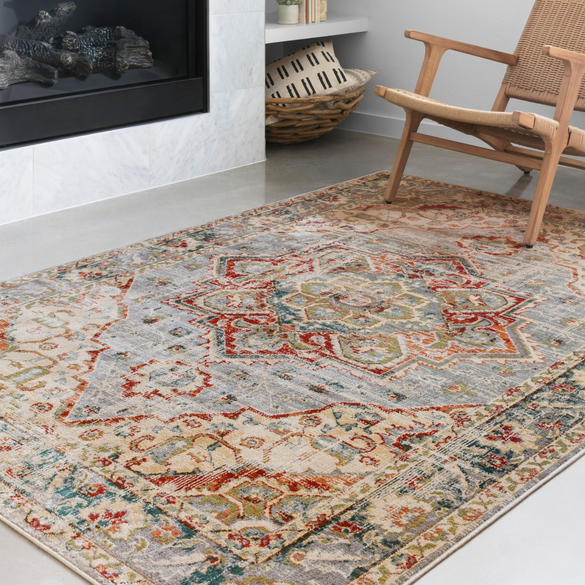 Loloi Isadora Oatmeal/Multi Rug