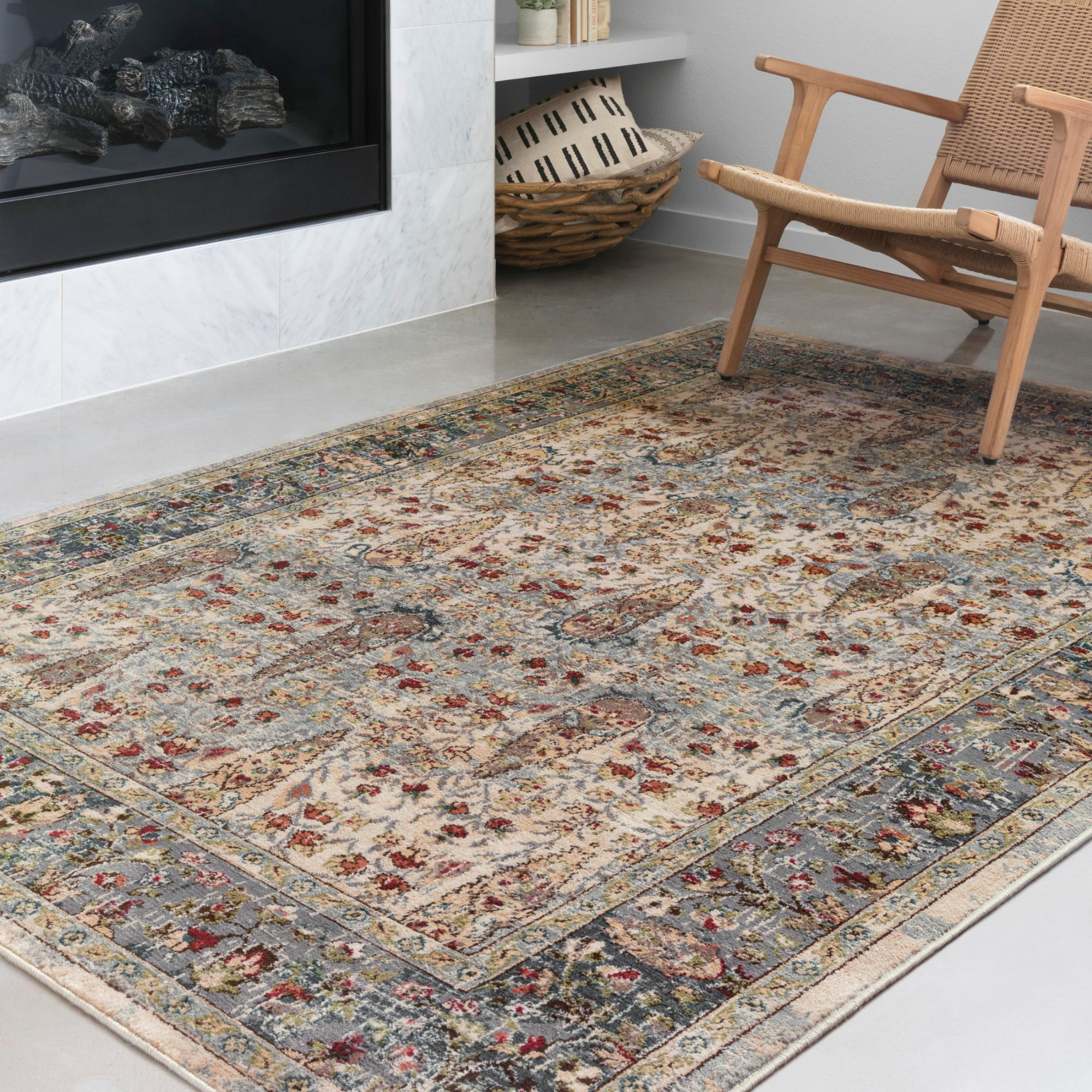 Loloi Isadora Sand/Steel Rug