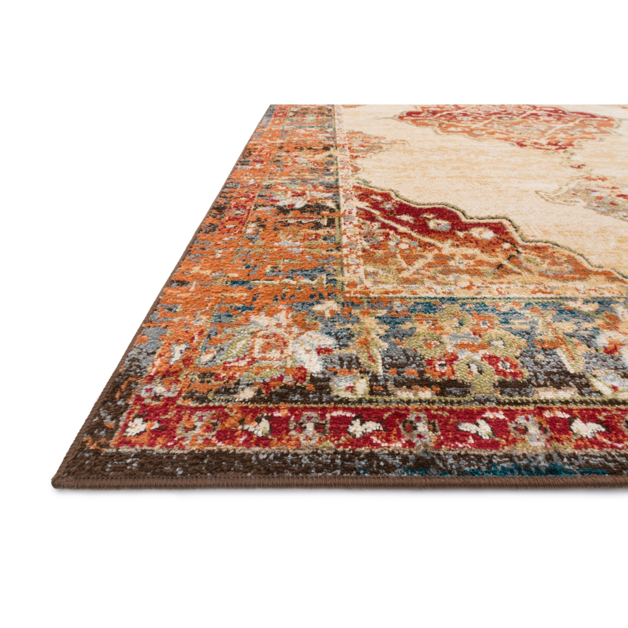 Loloi Isadora Antique Ivory/Sunset Rug