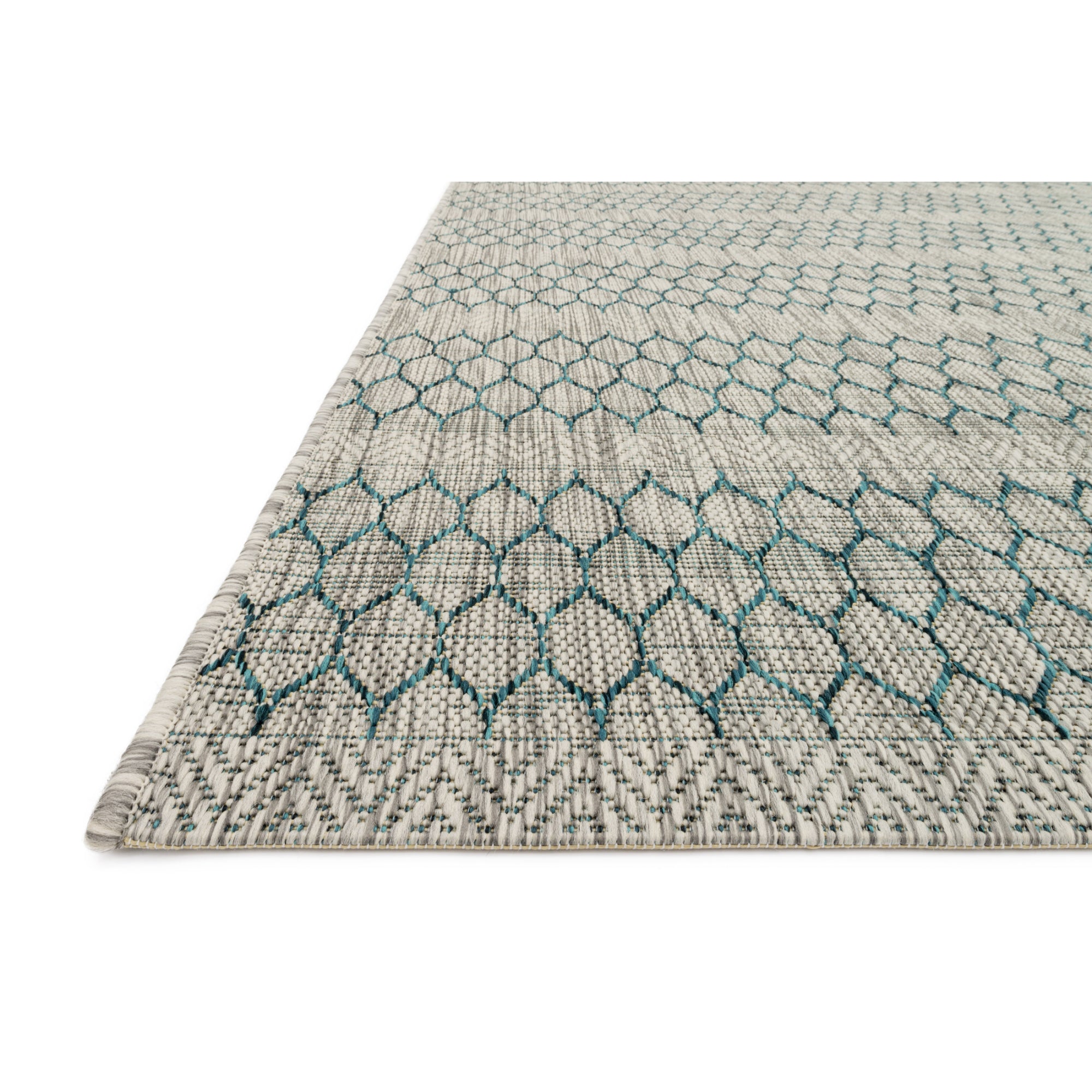 Loloi Isle Grey/Teal Rug