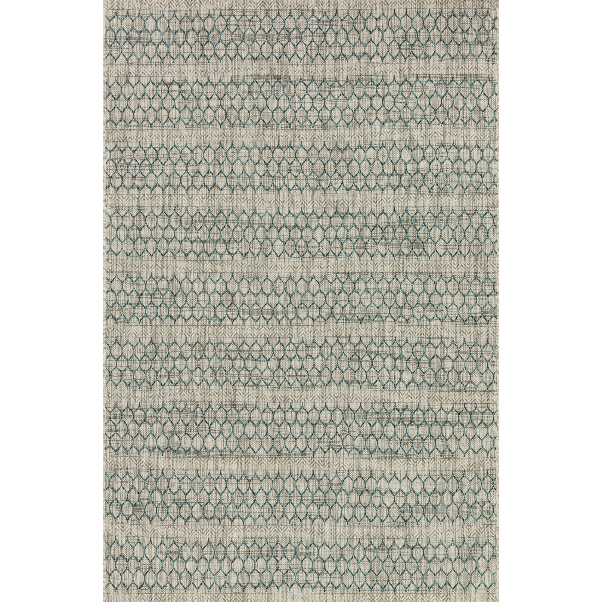 Loloi Isle Grey/Teal Rug