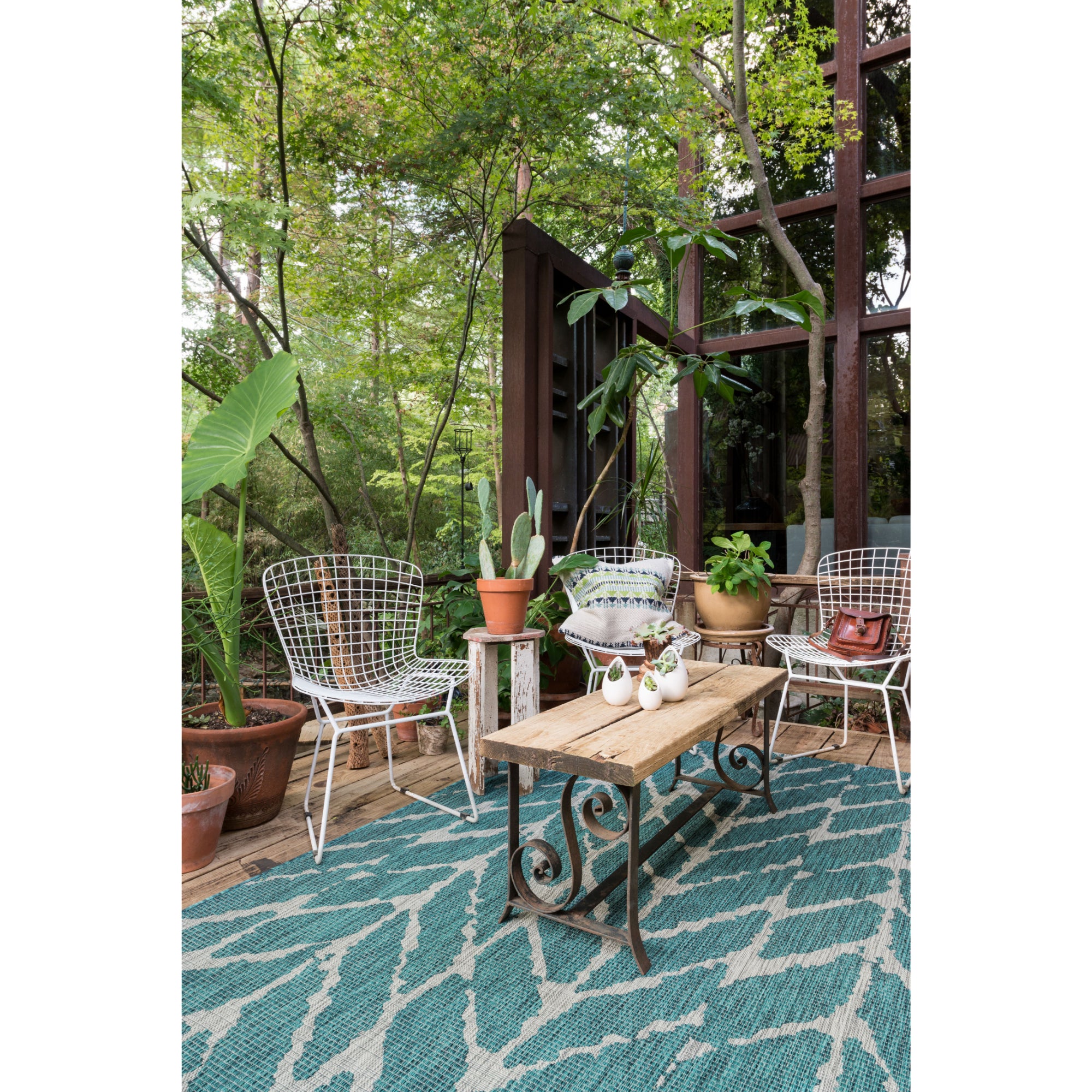 Loloi Isle Teal/Grey Rug