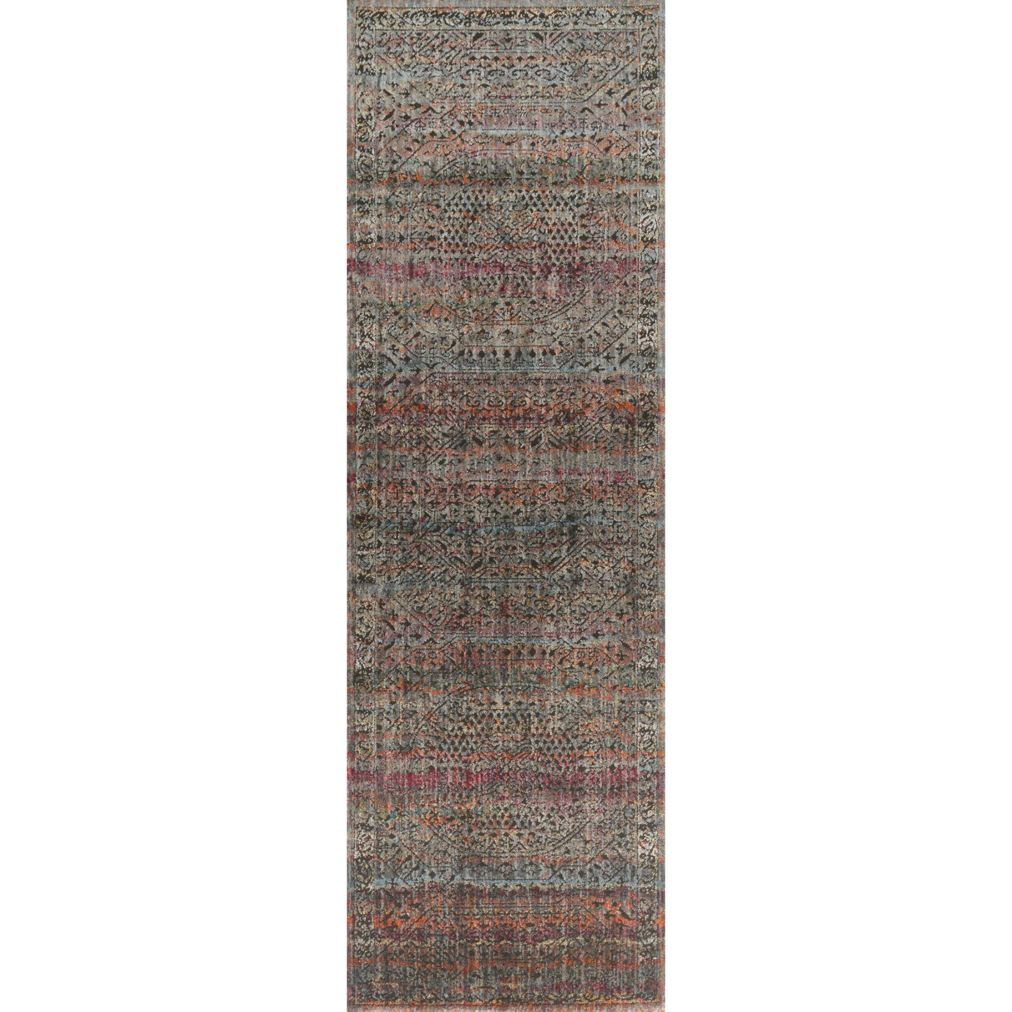 Loloi Javari Charcoal/Sunset Rug