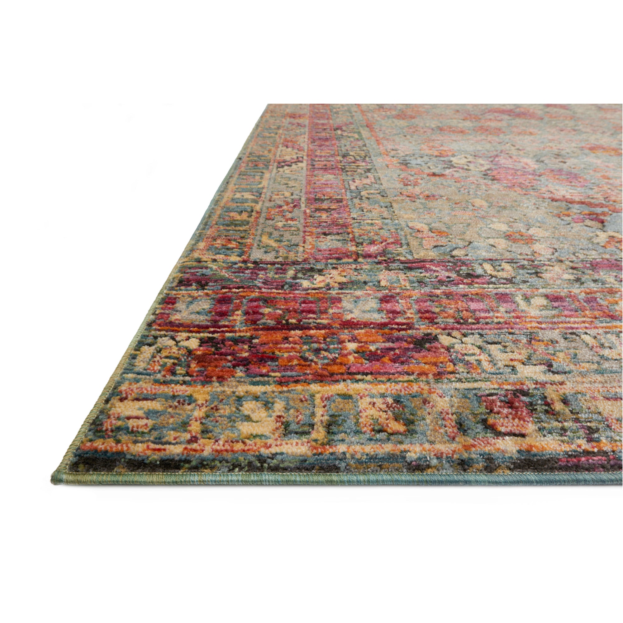 Loloi Javari Slate/Berry Rug
