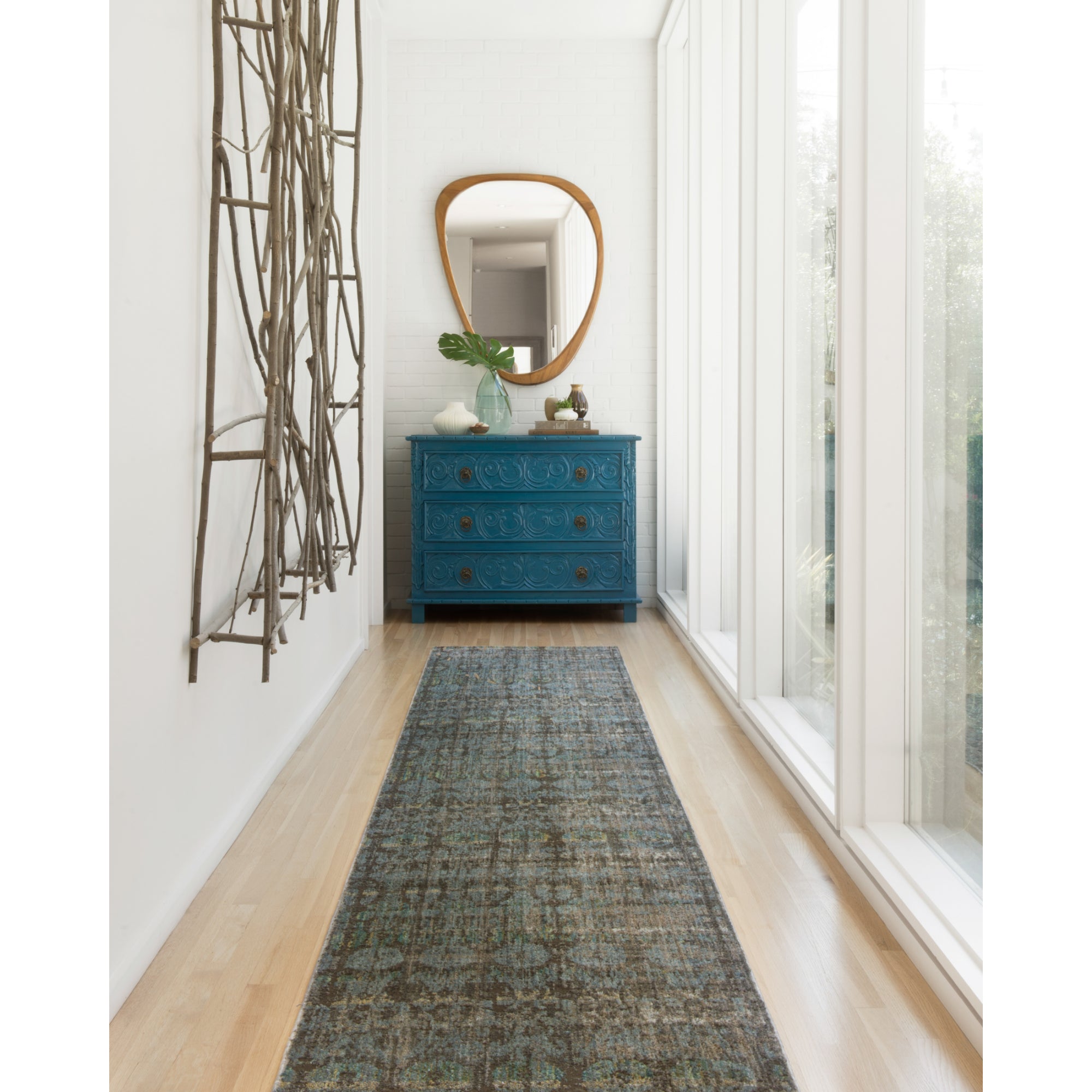 Loloi Javari Steel/Lagoon Rug
