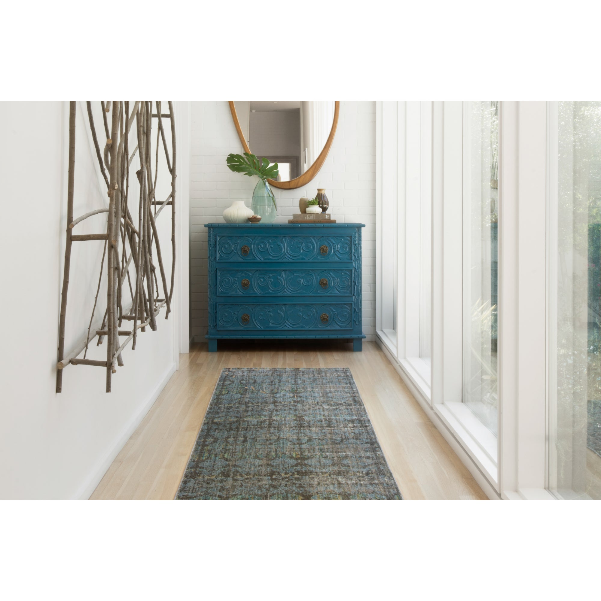 Loloi Javari Steel/Lagoon Rug