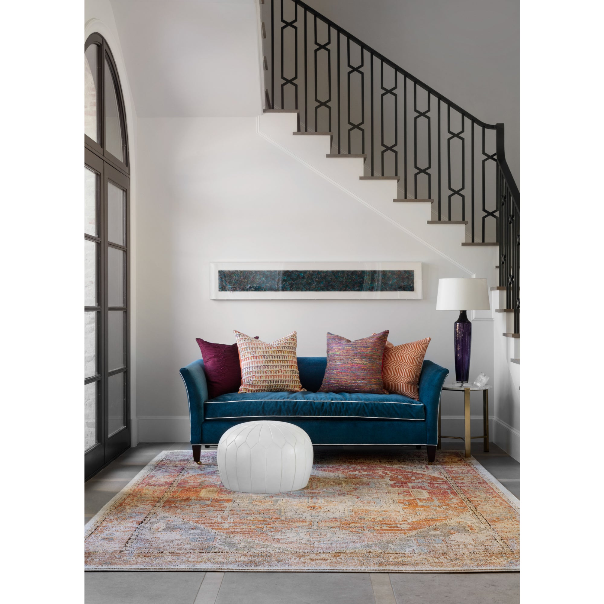 Loloi Javari Berry/Sunrise Rug