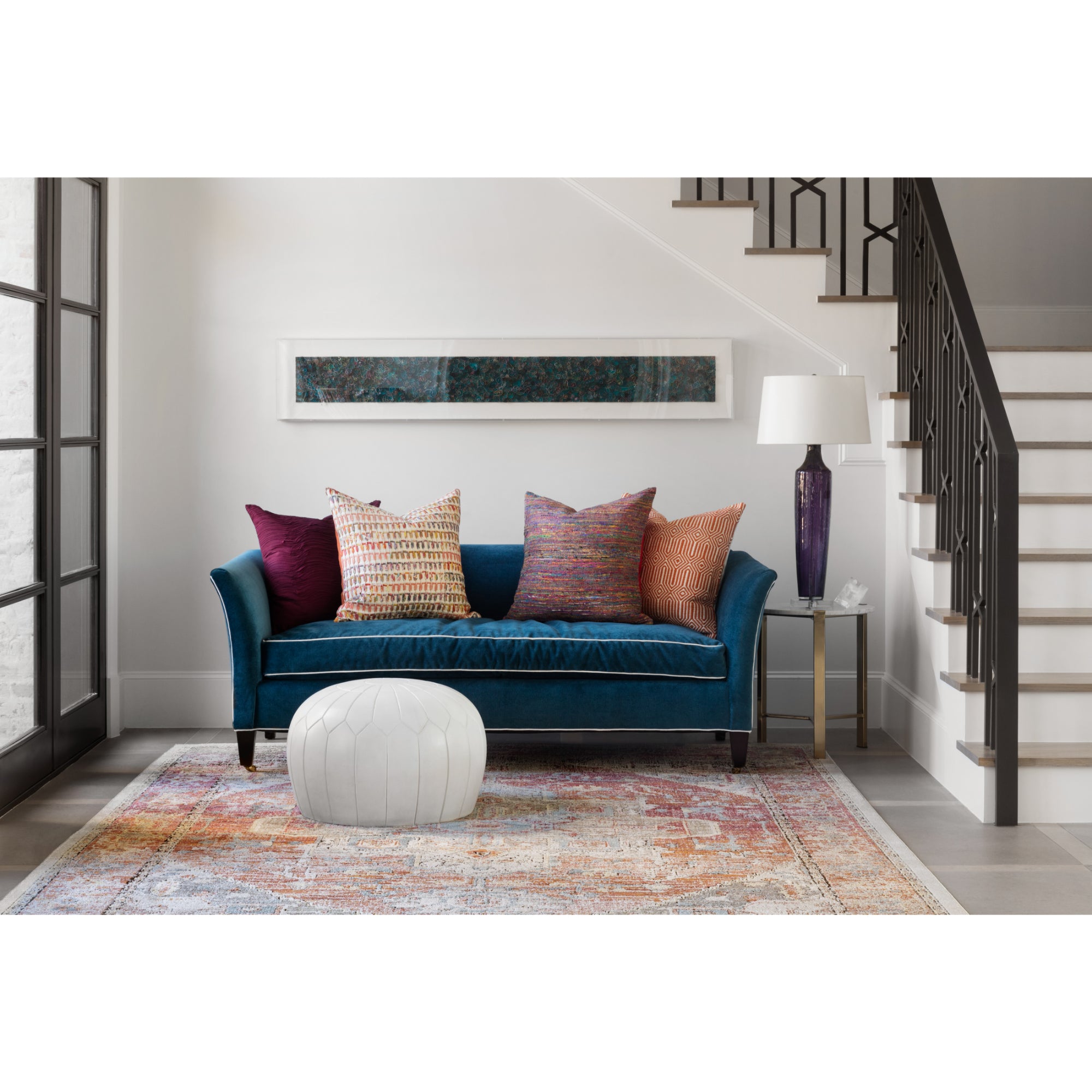 Loloi Javari Berry/Sunrise Rug