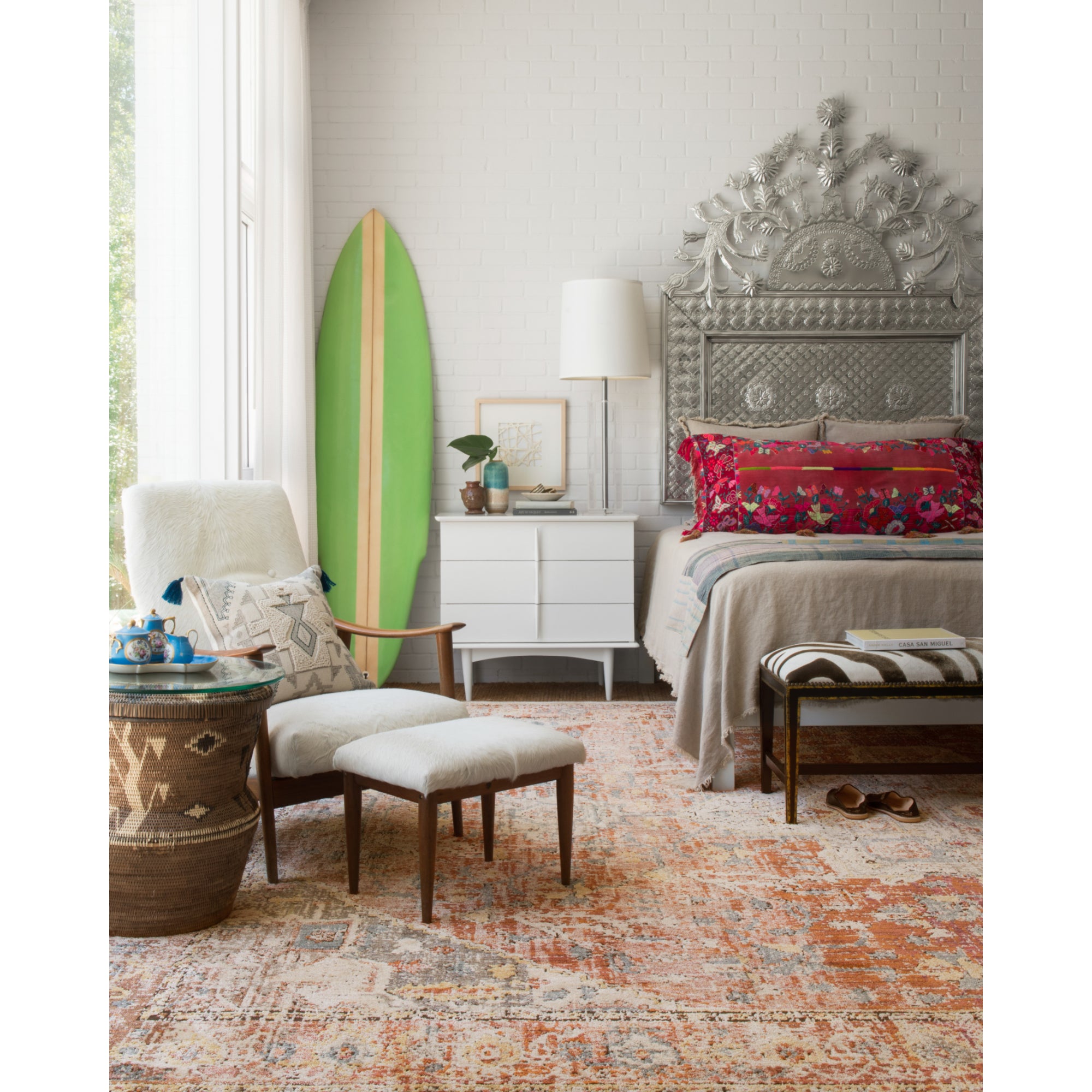 Loloi Javari Berry/Sunrise Rug