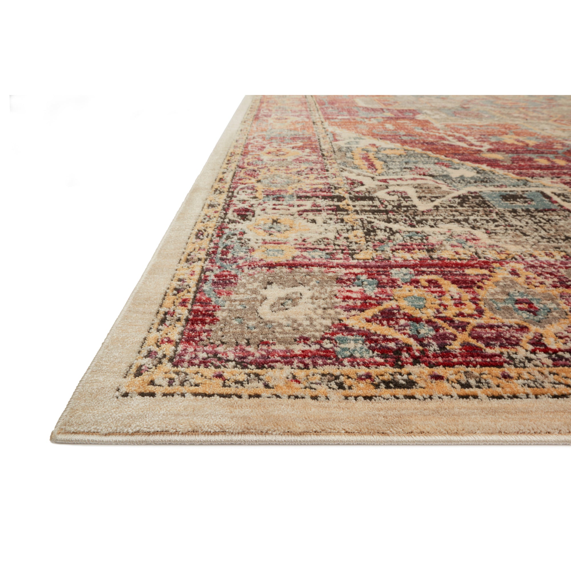 Loloi Javari Berry/Sunrise Rug