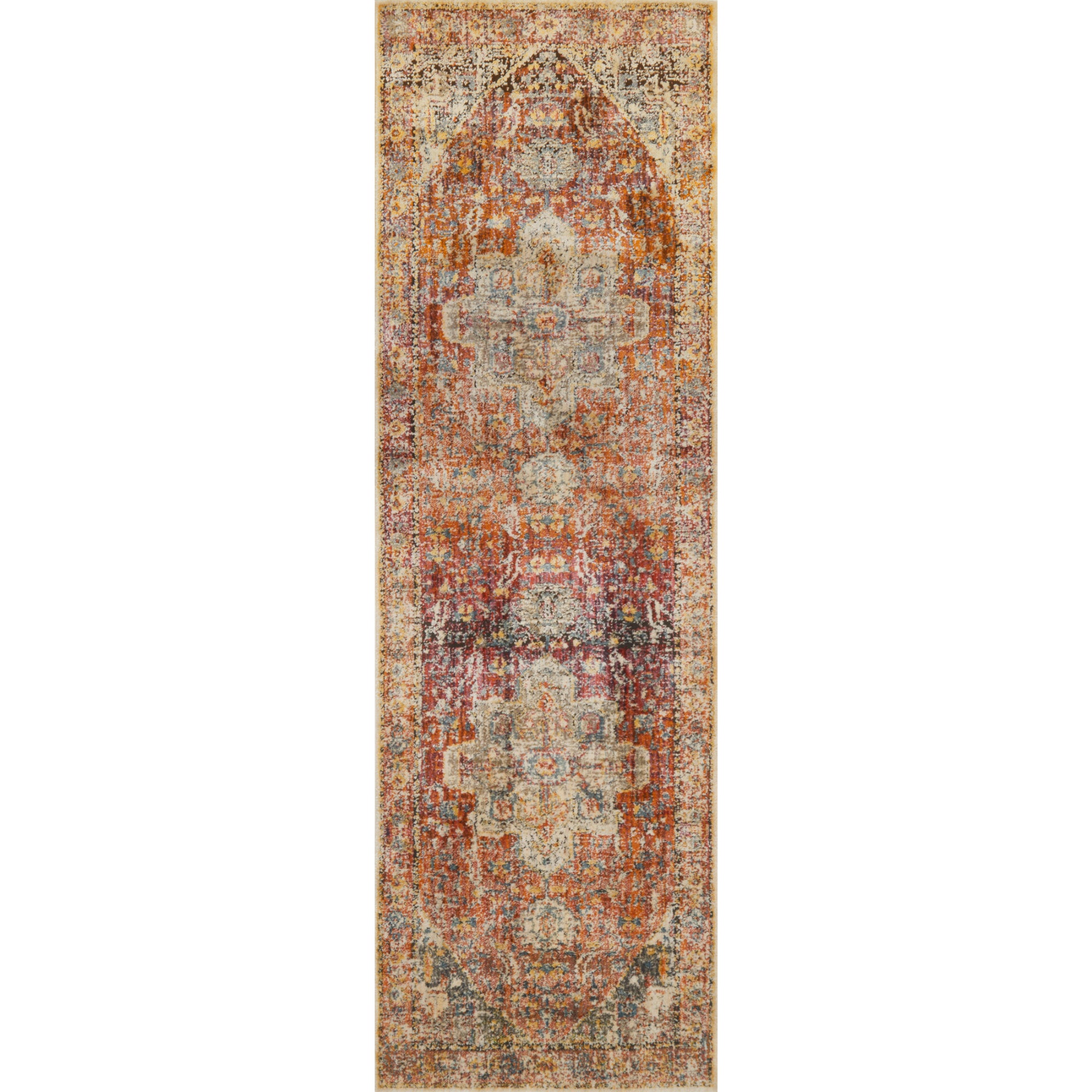 Loloi Javari Berry/Sunrise Rug