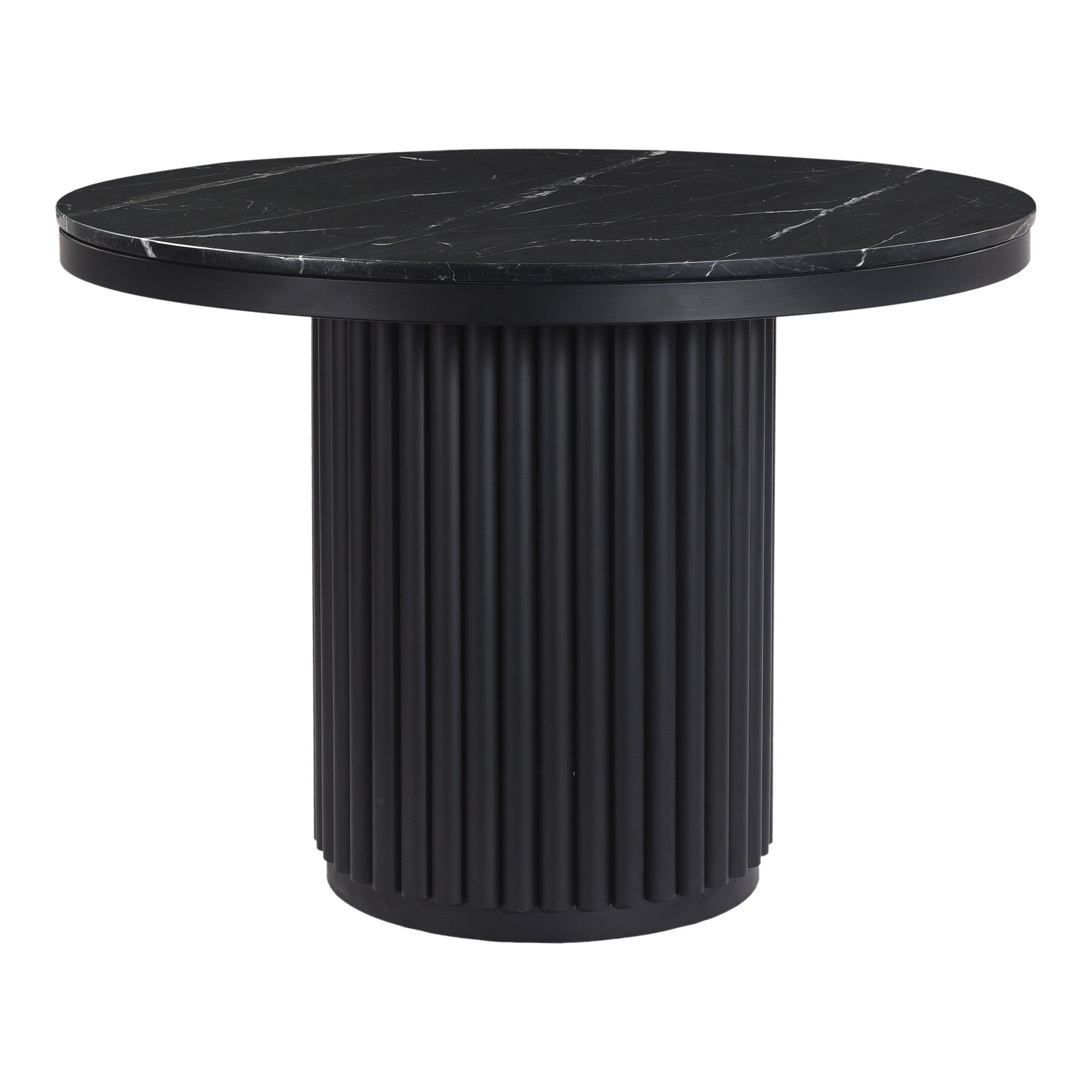 Tower Dining Table BlackDining Table Moe's Black   Four Hands, Mid Century Modern Furniture, Old Bones Furniture Company, Old Bones Co, Modern Mid Century, Designer Furniture, Furniture Sale, Warehouse Furniture Sale, Tower Dining Table Sale, https://www.oldbonesco.com/