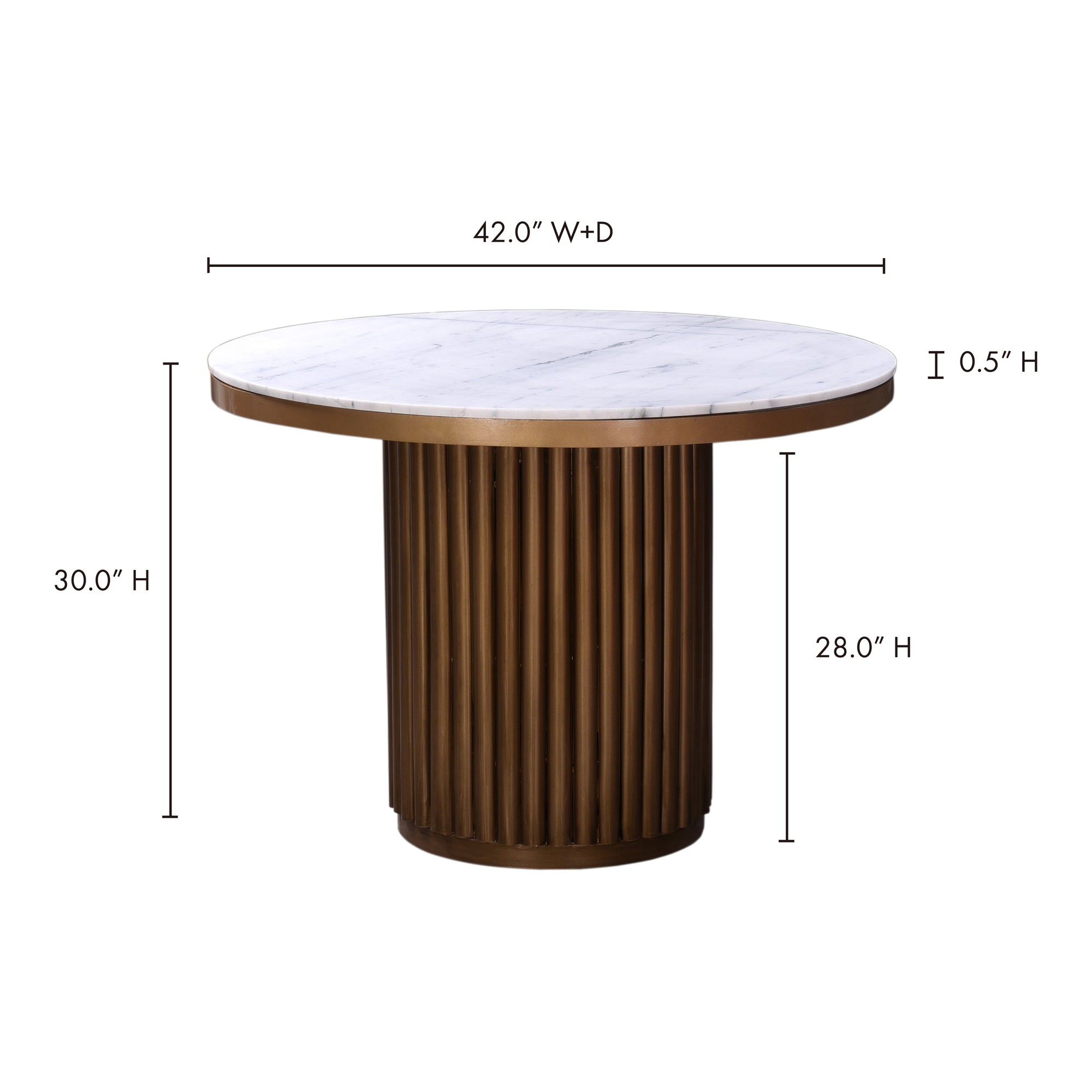 Tower Dining Table Dining Table Moe's    Four Hands, Mid Century Modern Furniture, Old Bones Furniture Company, Old Bones Co, Modern Mid Century, Designer Furniture, Furniture Sale, Warehouse Furniture Sale, Tower Dining Table Sale, https://www.oldbonesco.com/