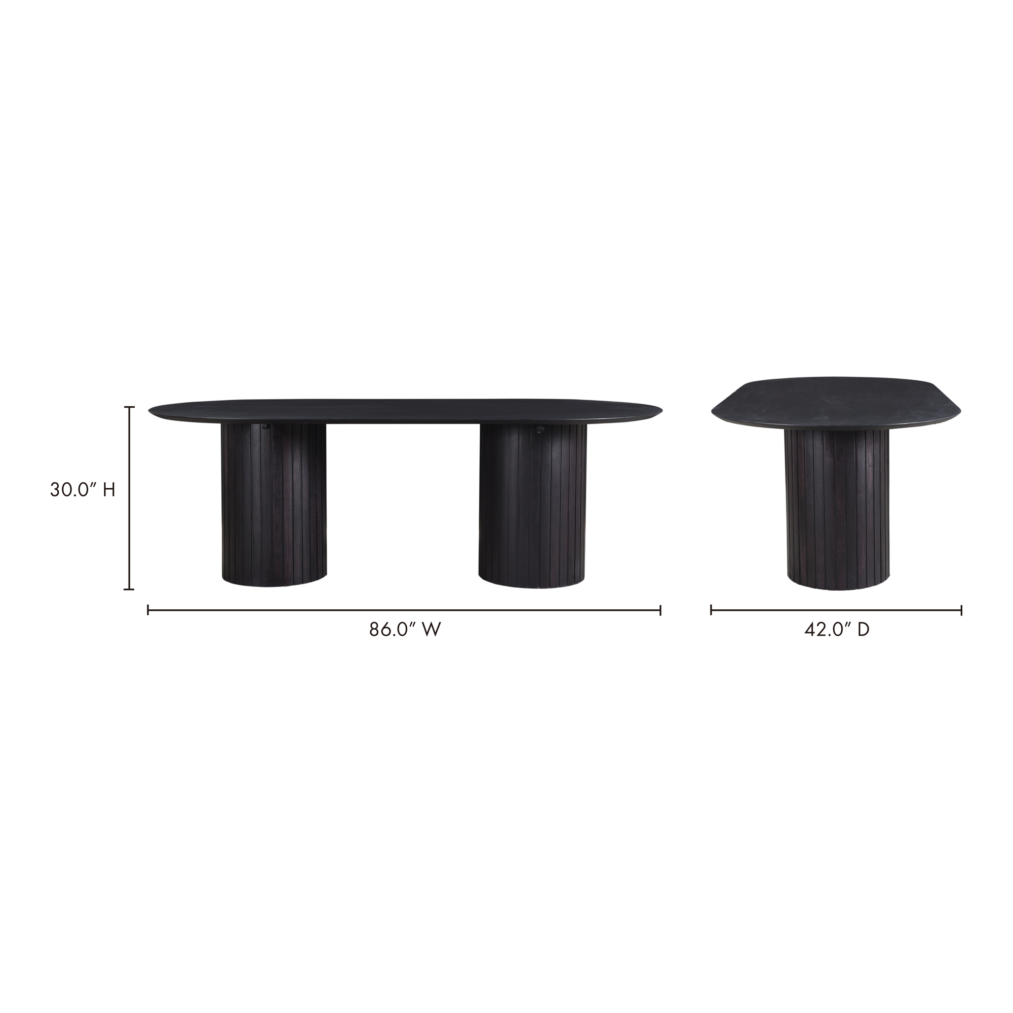 Povera Dining Table Dining Tables Moe's    Four Hands, Mid Century Modern Furniture, Old Bones Furniture Company, Old Bones Co, Modern Mid Century, Designer Furniture, Furniture Sale, Warehouse Furniture Sale, Povera Dining Table Sale, https://www.oldbonesco.com/