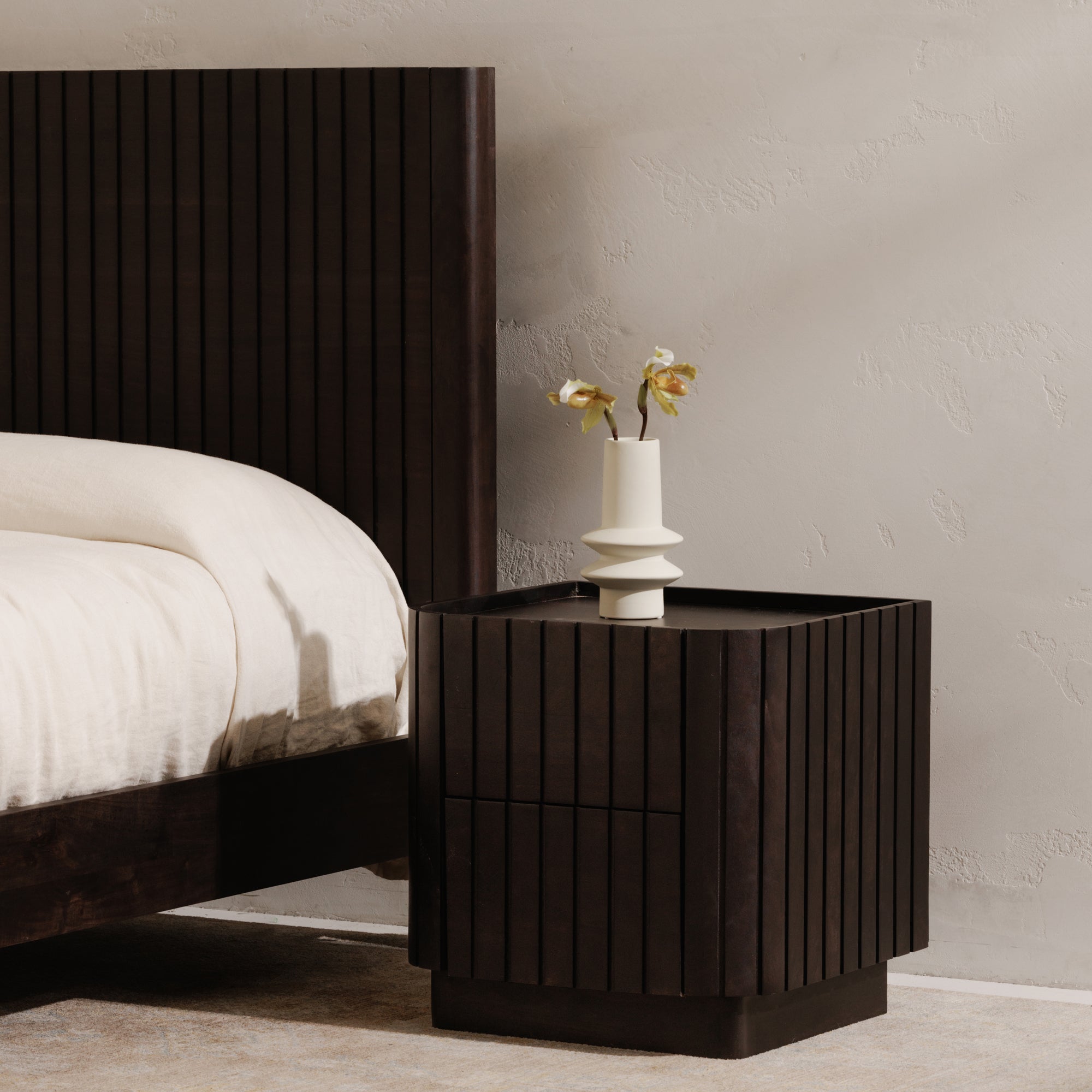 Povera Nightstand Nightstand Moe's    Four Hands, Mid Century Modern Furniture, Old Bones Furniture Company, Old Bones Co, Modern Mid Century, Designer Furniture, Furniture Sale, Warehouse Furniture Sale, Povera Nightstand Sale, https://www.oldbonesco.com/