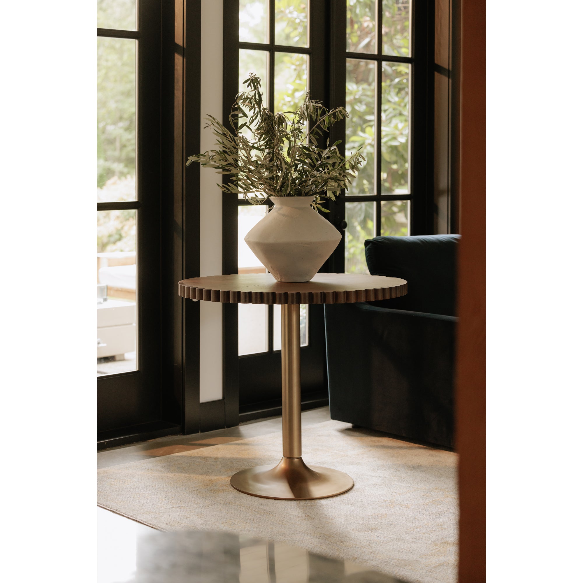 Nomi Cafe Table Table Moe's    Four Hands, Mid Century Modern Furniture, Old Bones Furniture Company, Old Bones Co, Modern Mid Century, Designer Furniture, Furniture Sale, Warehouse Furniture Sale, Nomi Cafe Table Sale, https://www.oldbonesco.com/