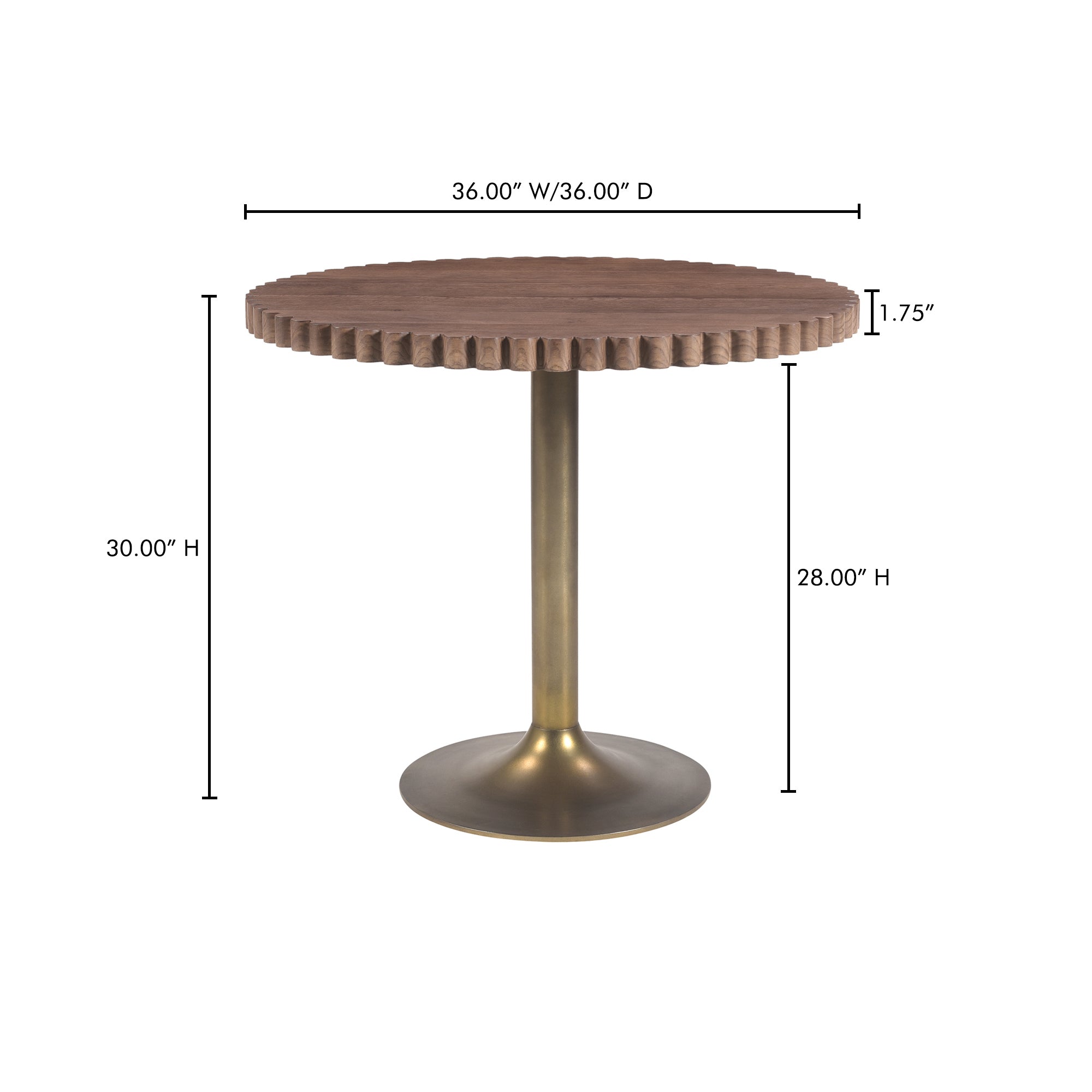 Nomi Cafe Table Table Moe's    Four Hands, Mid Century Modern Furniture, Old Bones Furniture Company, Old Bones Co, Modern Mid Century, Designer Furniture, Furniture Sale, Warehouse Furniture Sale, Nomi Cafe Table Sale, https://www.oldbonesco.com/