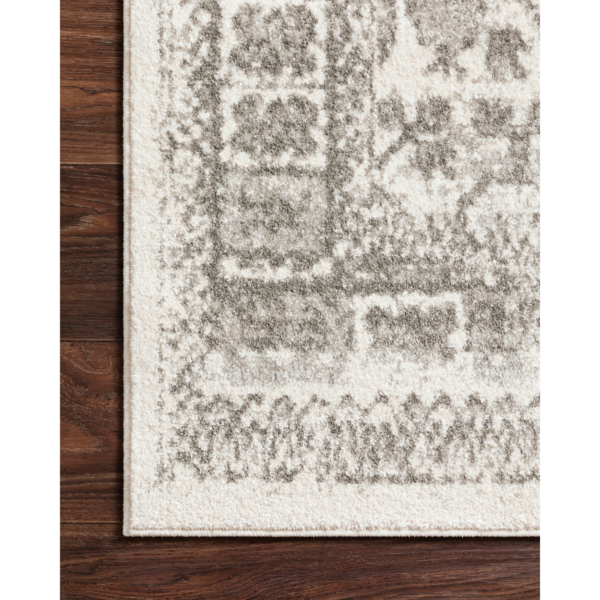 Loloi Joaquin Ivory/Grey 18" x 18" Sample Rug