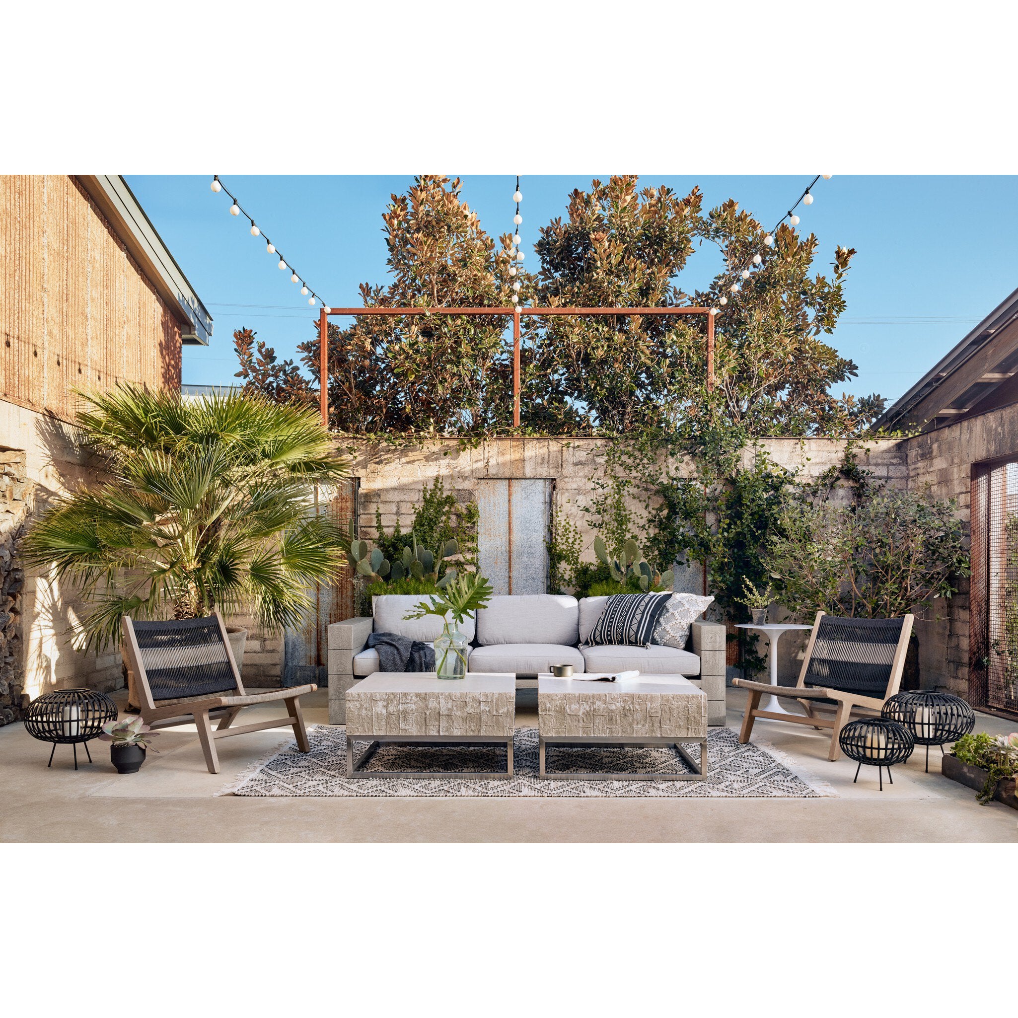 Leroy Outdoor Sofa - Weathered Grey