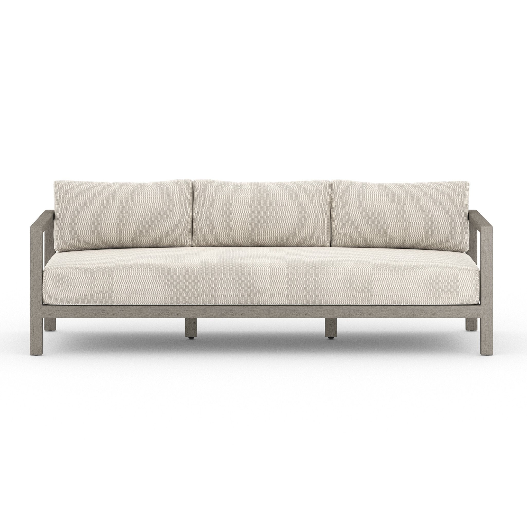 Sonoma Outdoor Sofa, Weathered Grey