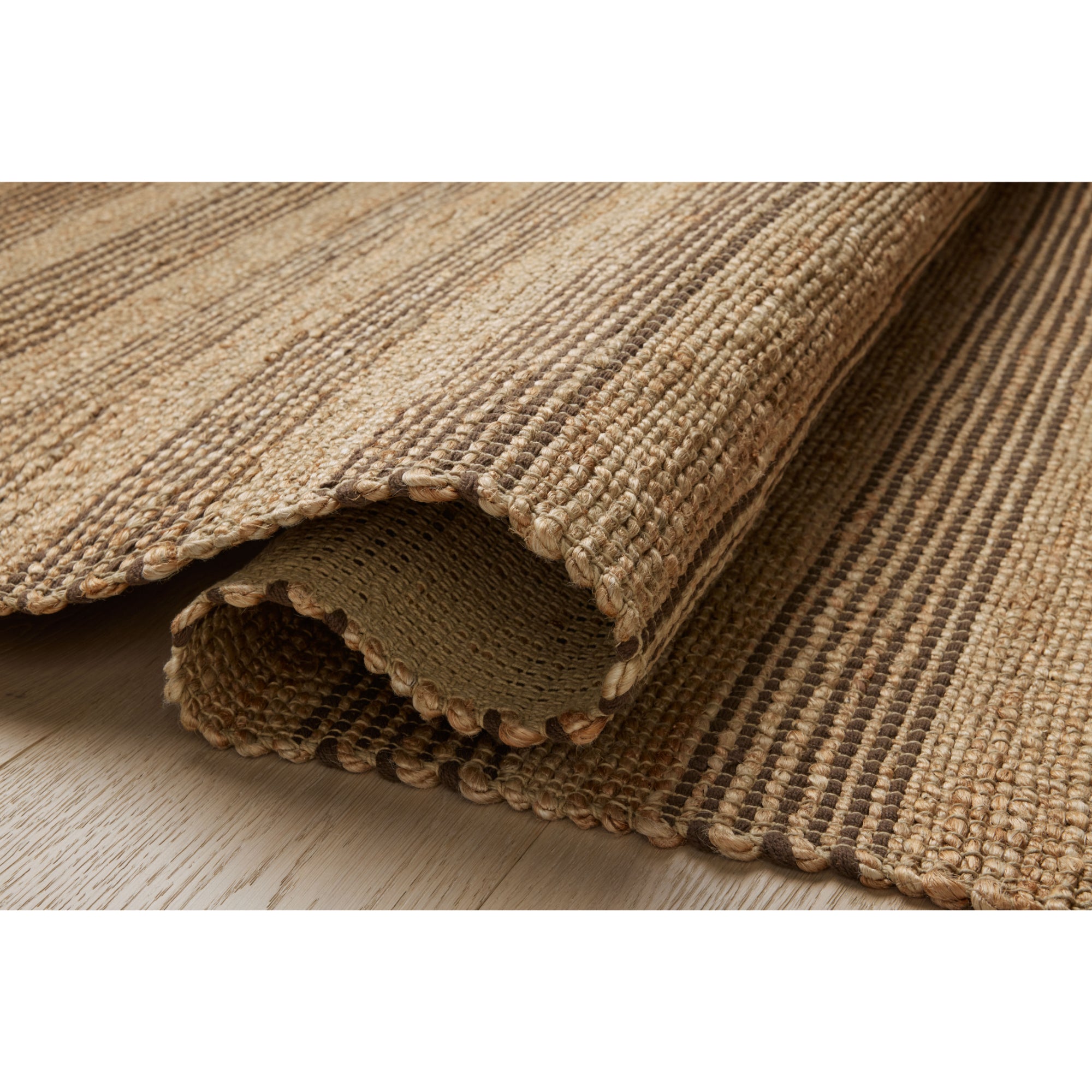 Chris Loves Julia x Loloi Judy Natural/Chocolate Rug