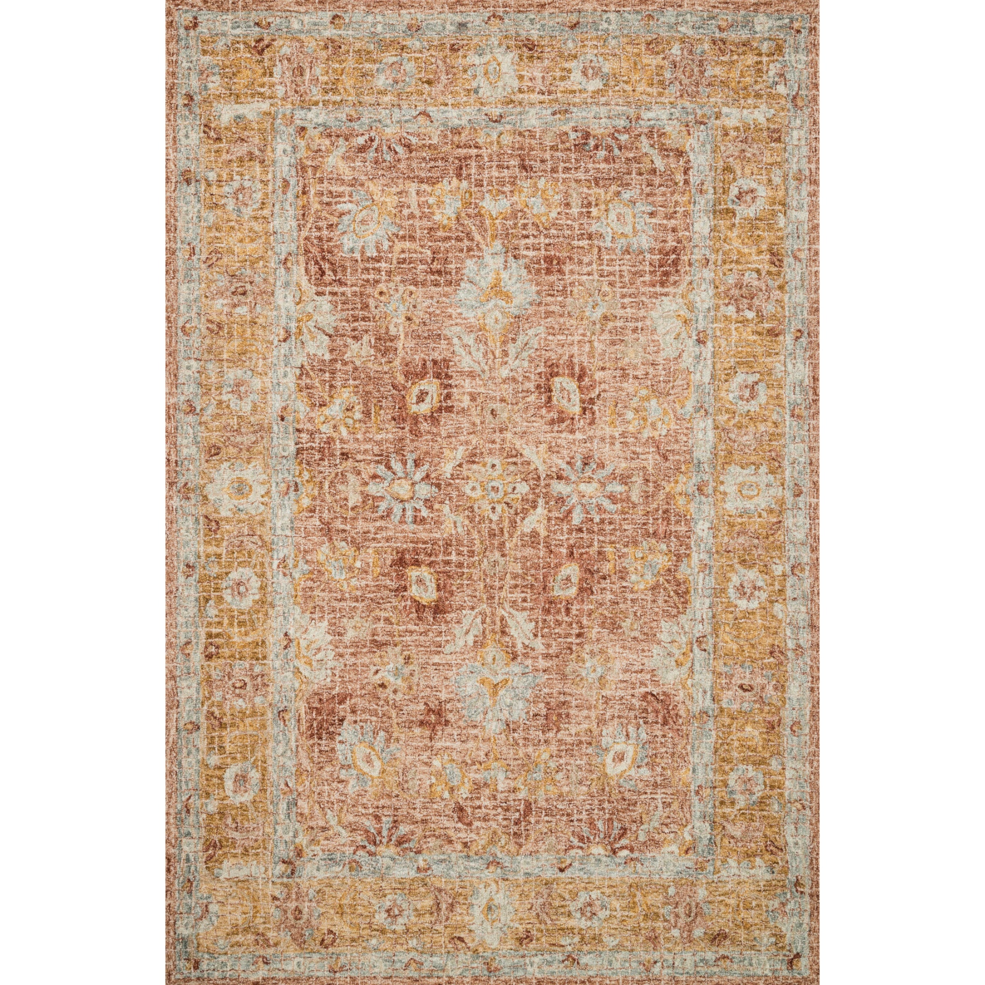 Loloi Julian Terracotta/Gold Rug