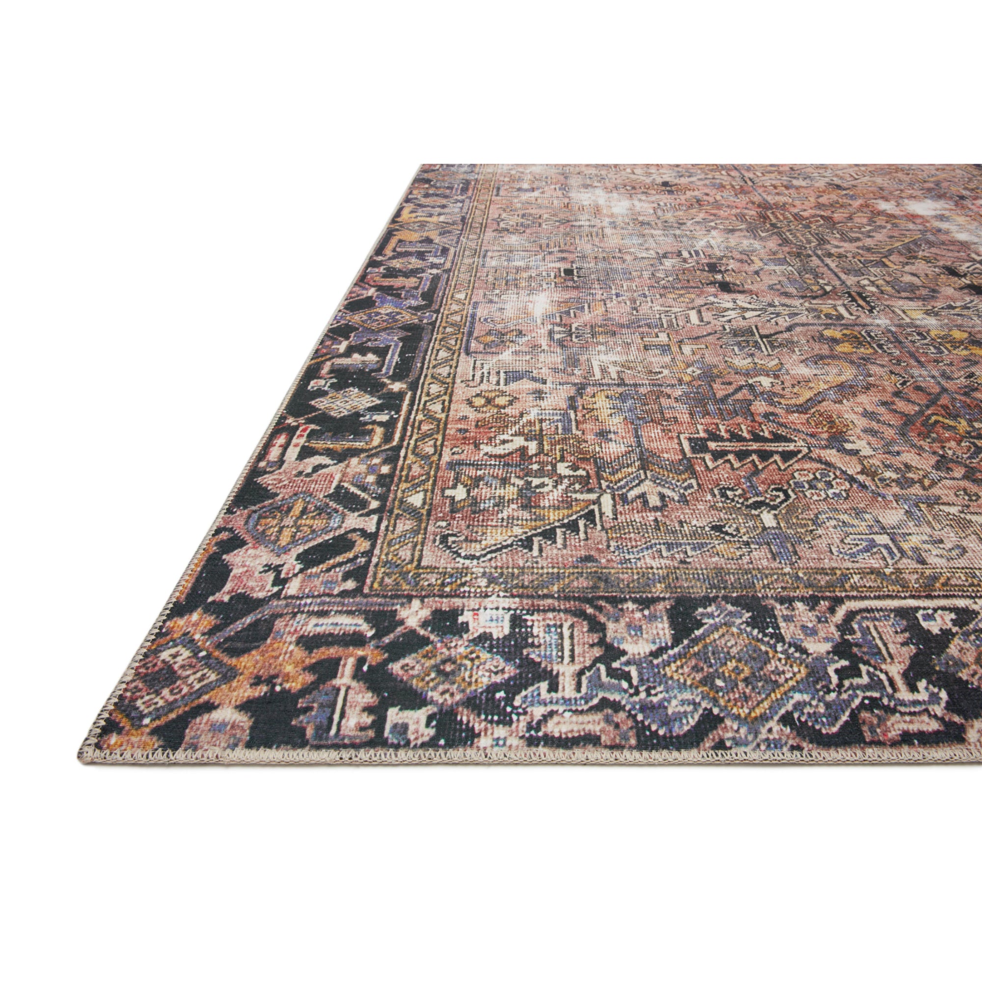 Chris Loves Julia x Loloi Jules Terracotta/Multi Rug