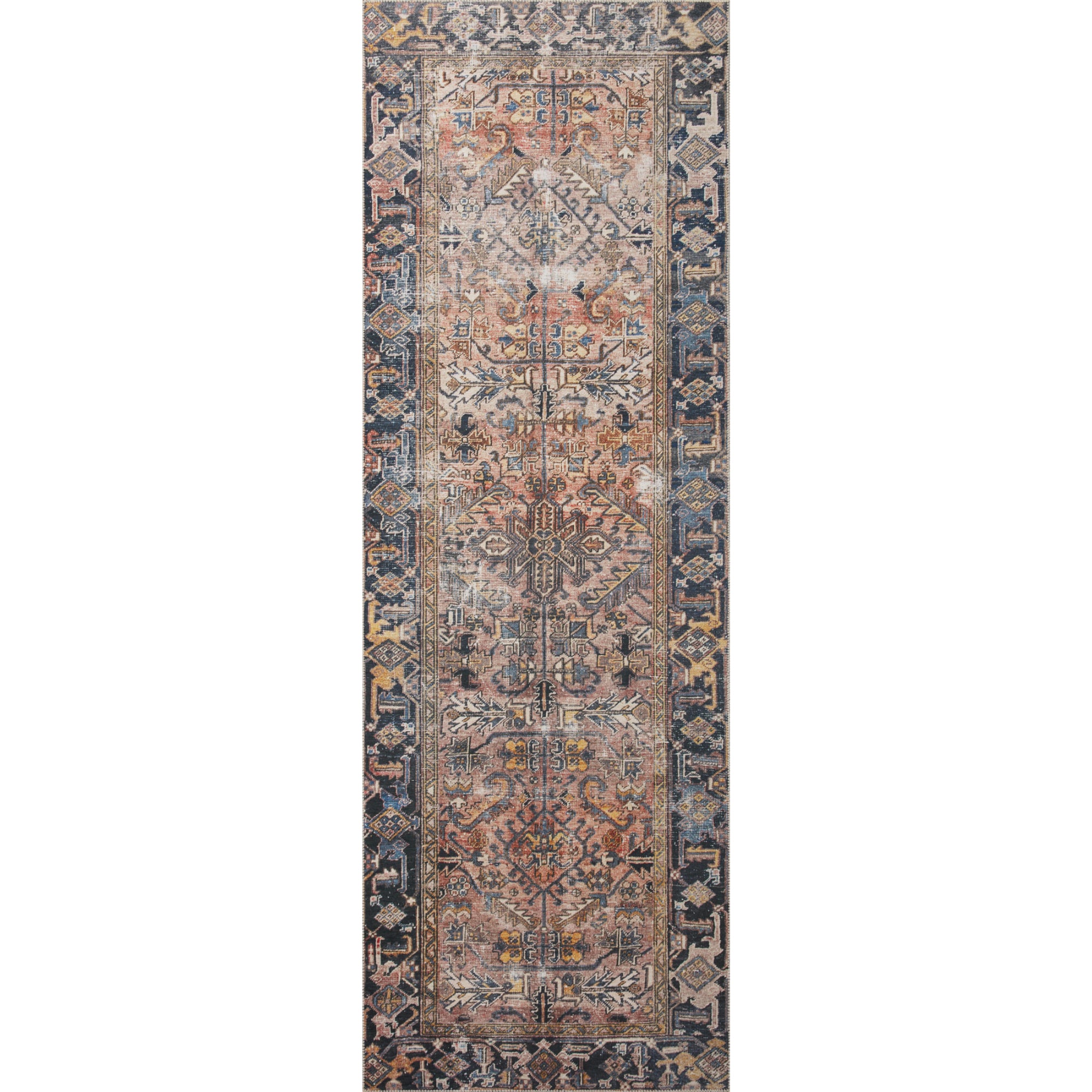 Chris Loves Julia x Loloi Jules Terracotta/Multi Rug