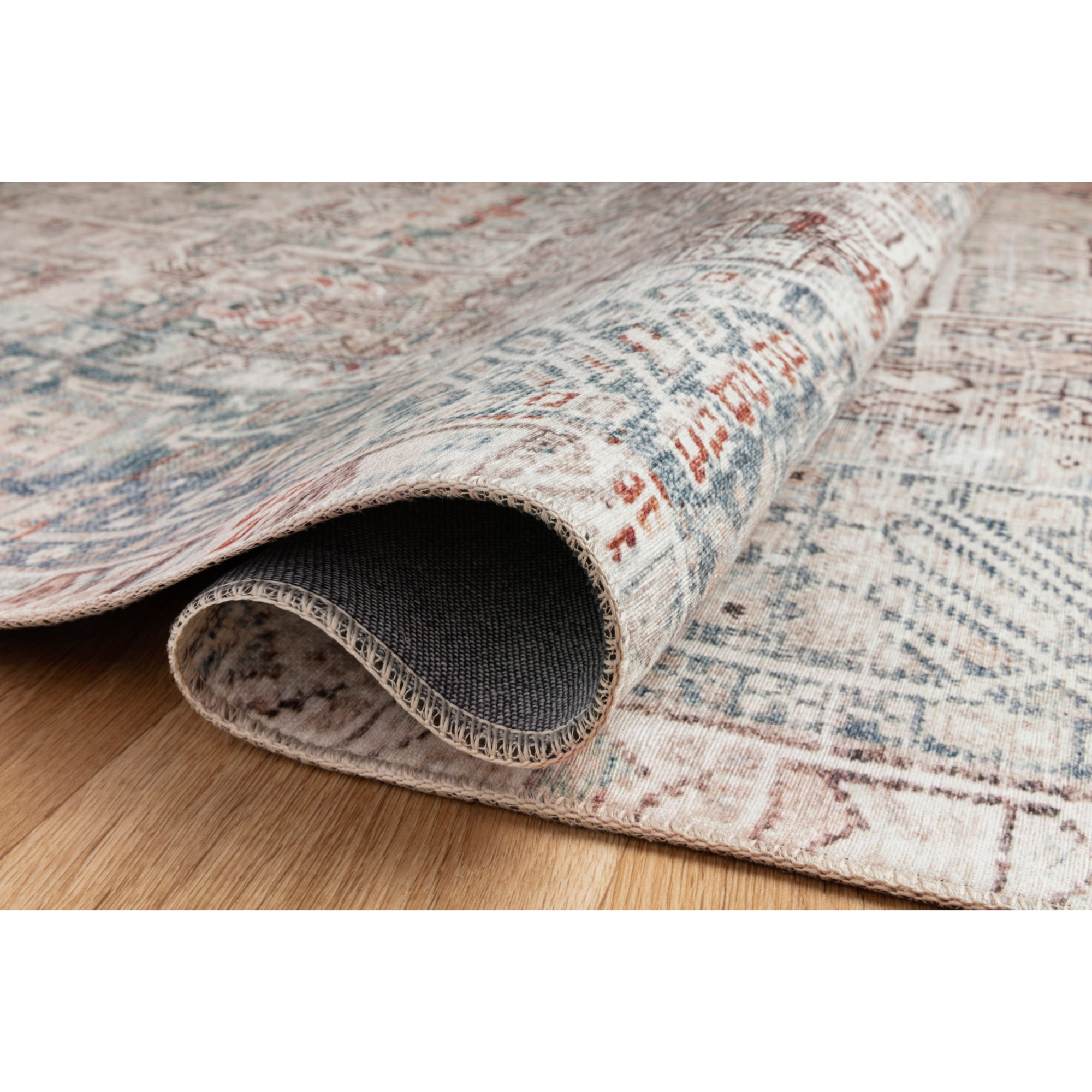 Chris Loves Julia x Loloi Jules Natural/Ocean Rug