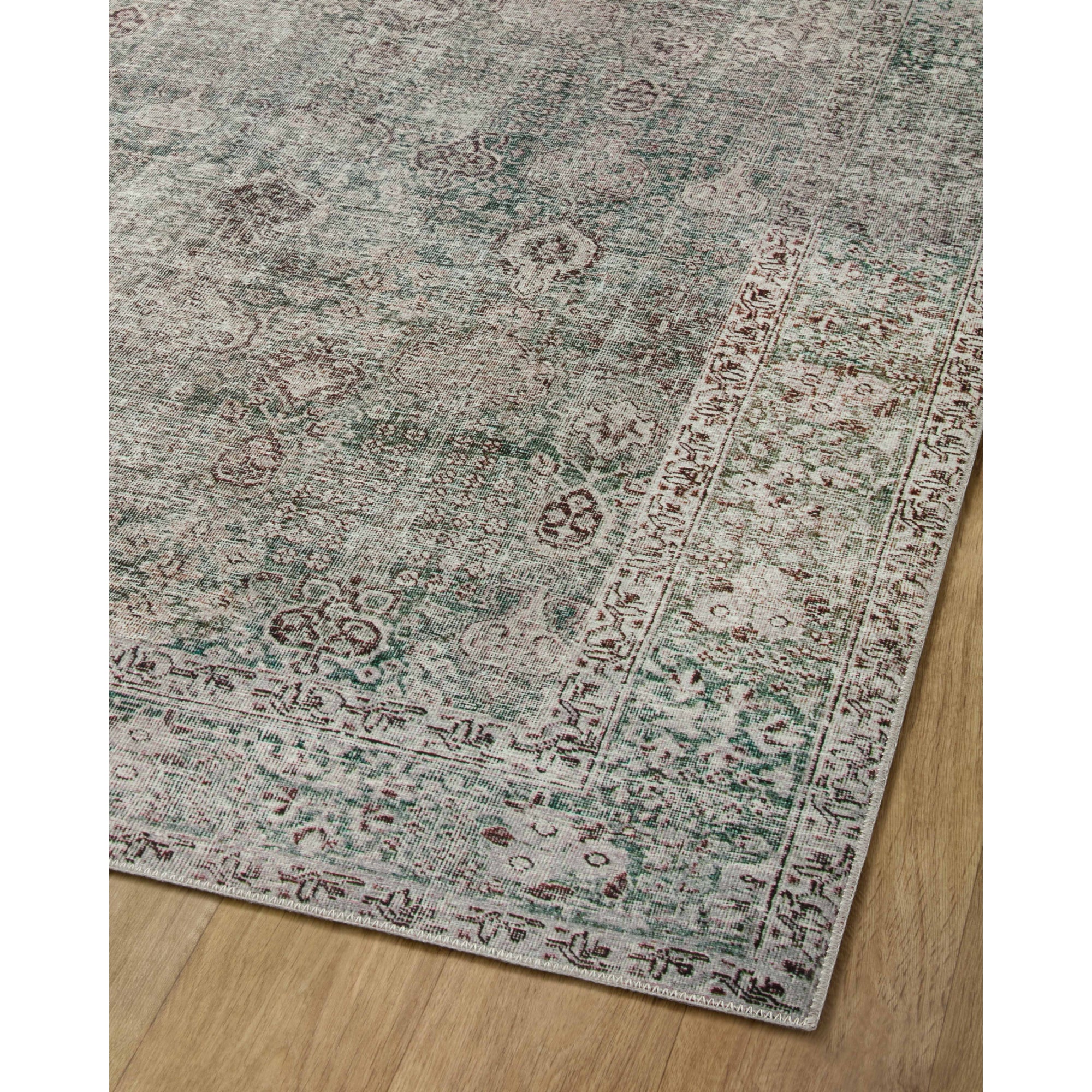 Chris Loves Julia x Loloi Jules Emerald/Antique Ivory Rug