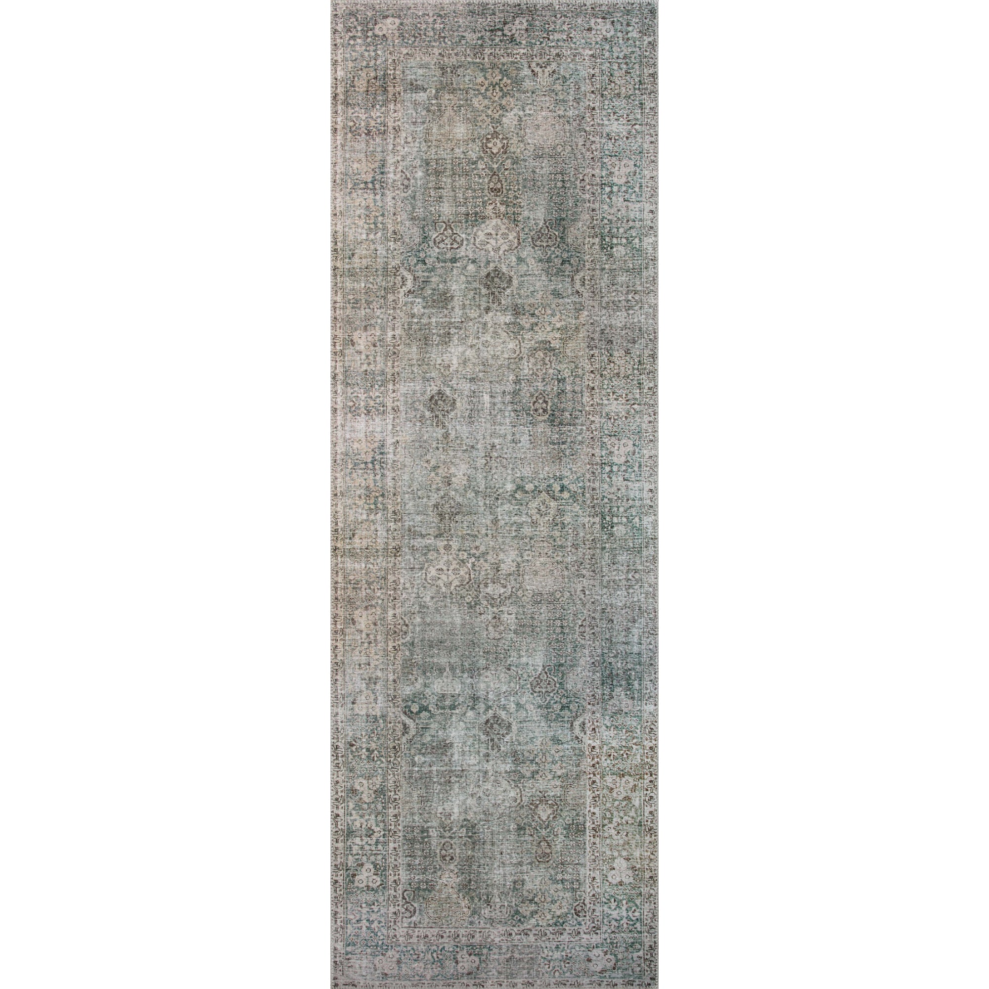 Chris Loves Julia x Loloi Jules Emerald/Antique Ivory Rug